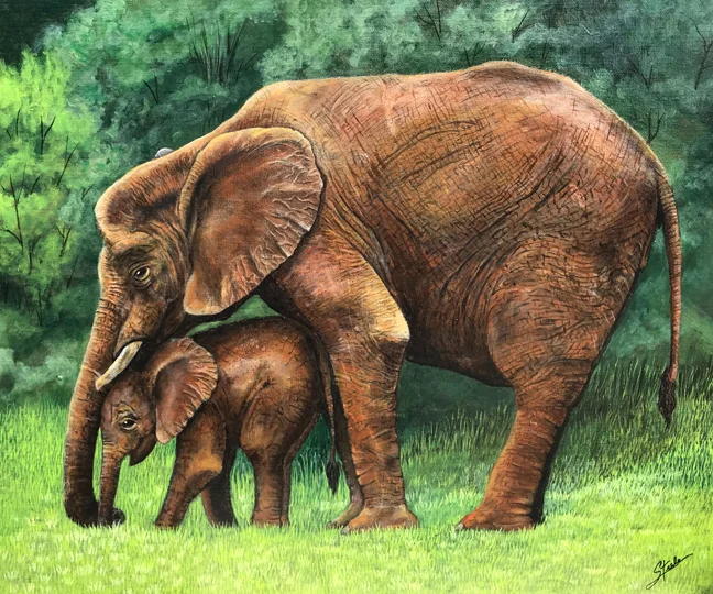 LindaSteele_Afternoon Stroll On The Greens_ Painting_20x24_ 400 (2).jpg