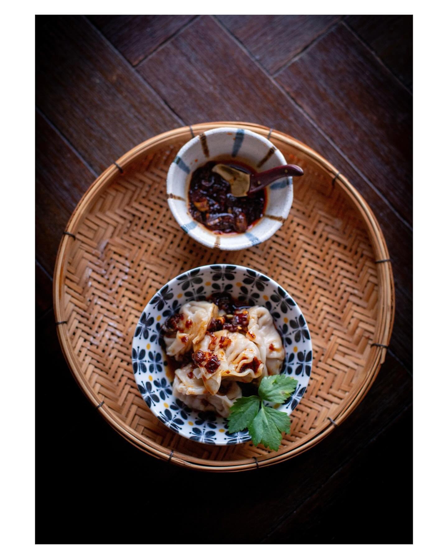 &ldquo;Trauma Dumpling&rdquo;🥟 An act of making dumplings to take refuge from a depressing outside world. #traumadumpling #election #forkandstory #spicywontons 
.
.
.
.
#Foodphotography  #Foodstyling  #foodprops #foodpic #platedpics #makeitbeautiful