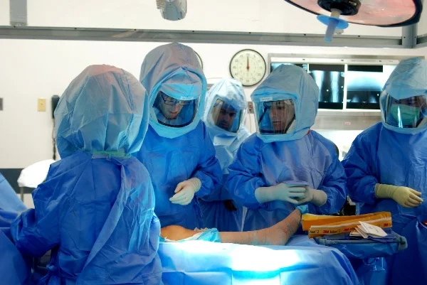                                                         Best part of Ortho....pretending to wear spacesuits