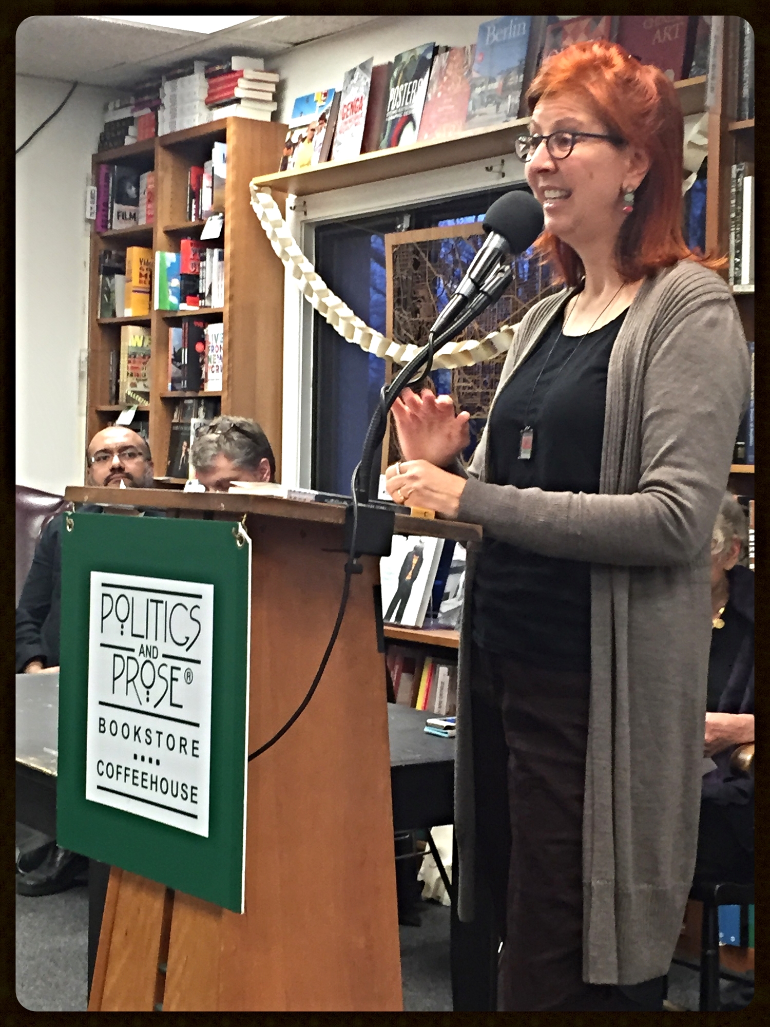 Mary Kay Zuravleff, speaking Jan. 25 at the Wendi Kaufman Memorial Celebration