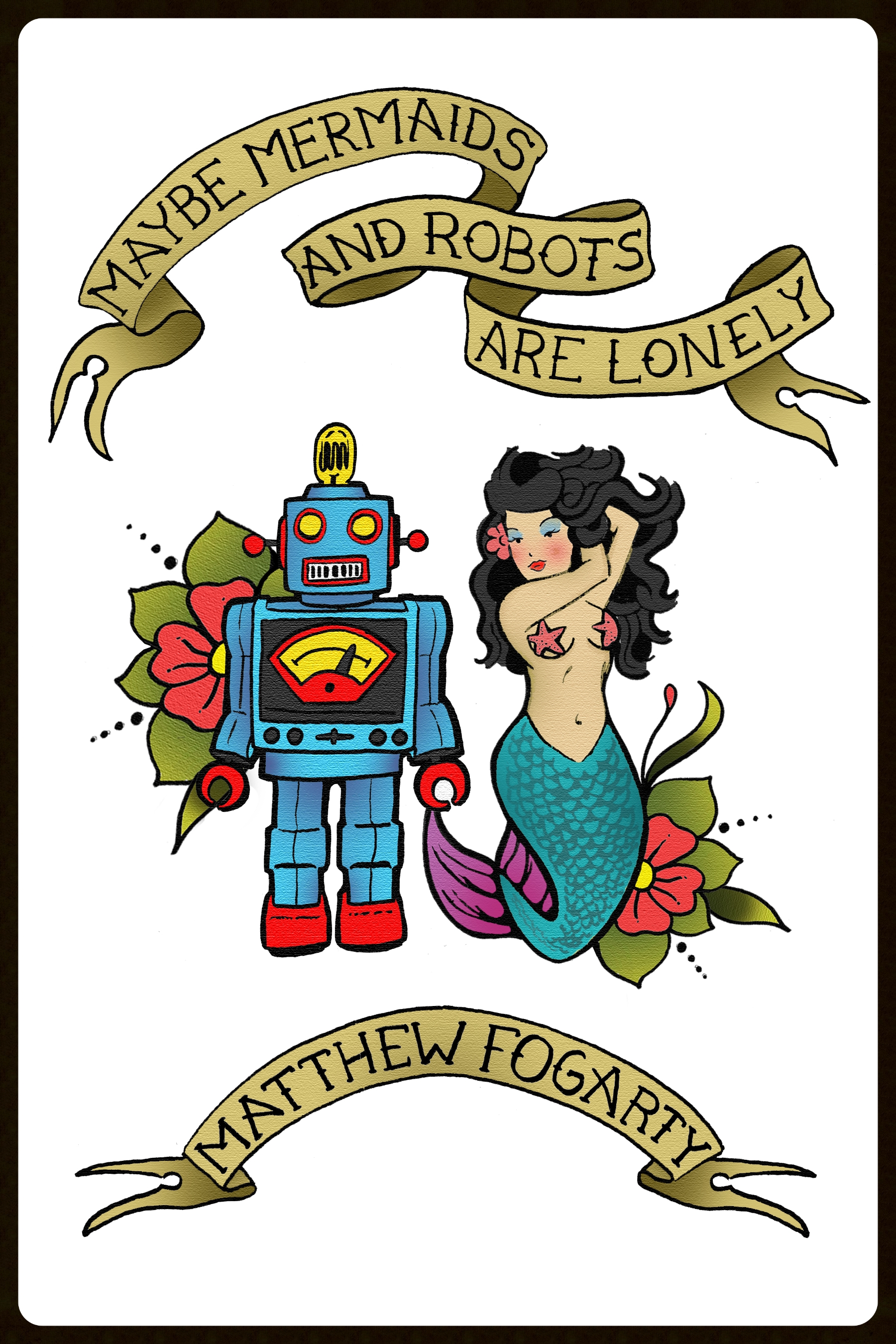An early iteration of the "tattoo" concept created by Walsh.