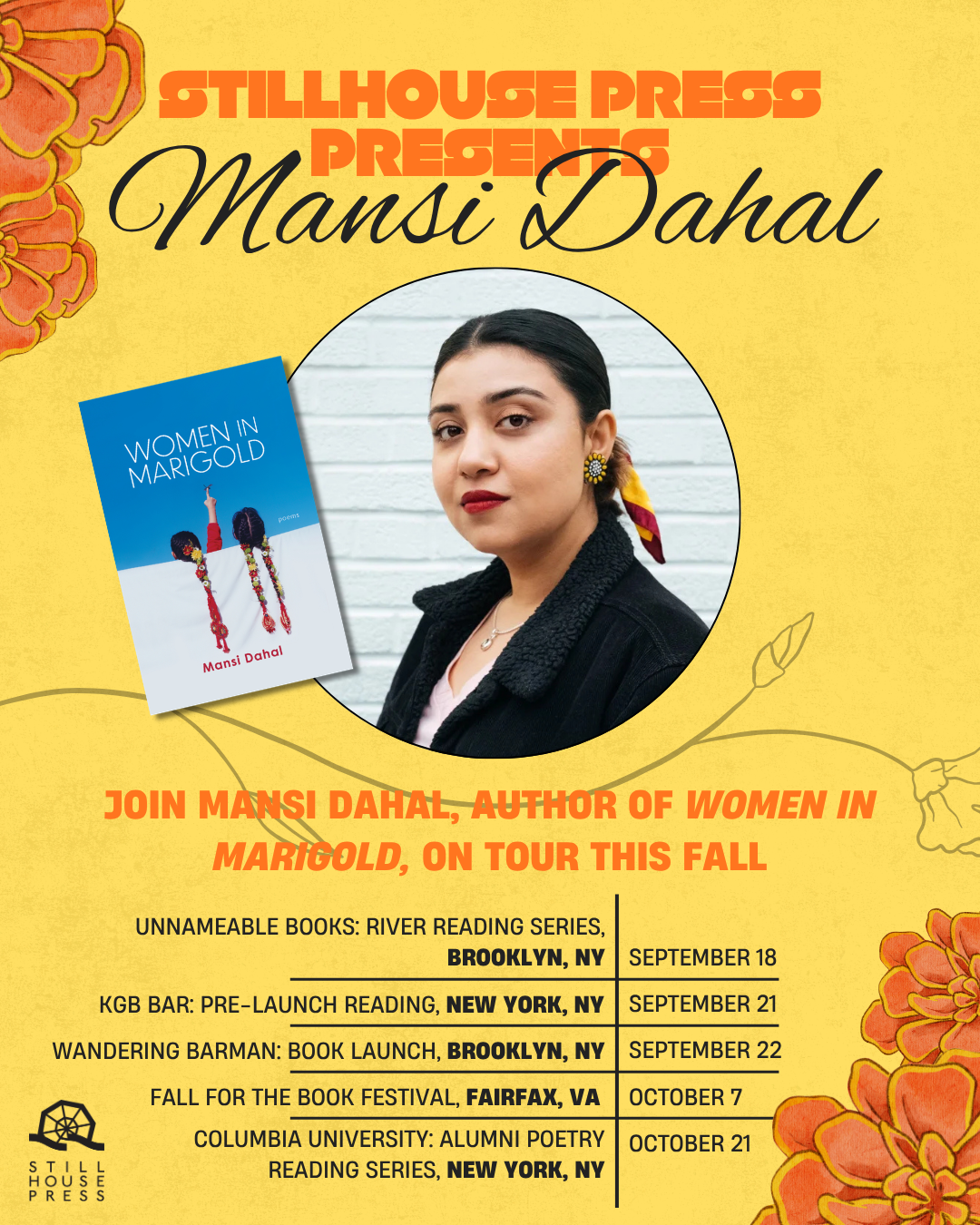 Book Tour: Women in Marigold this Fall!