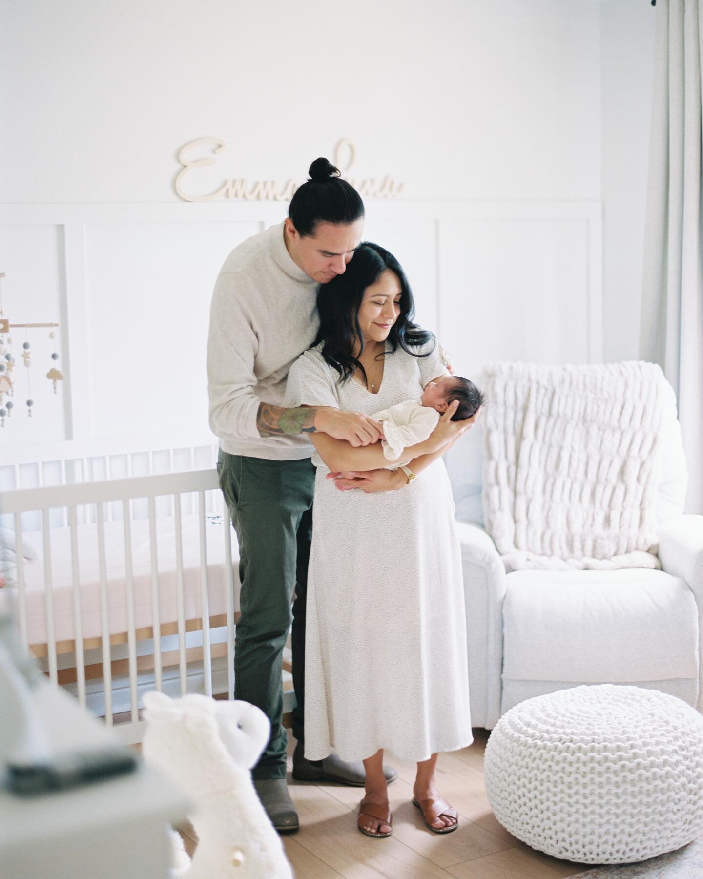 Way too many favorites from Baby Emma&rsquo;s newborn session&hellip; I love the way Liz &amp; Erick are adoring her in them all! 😍💓