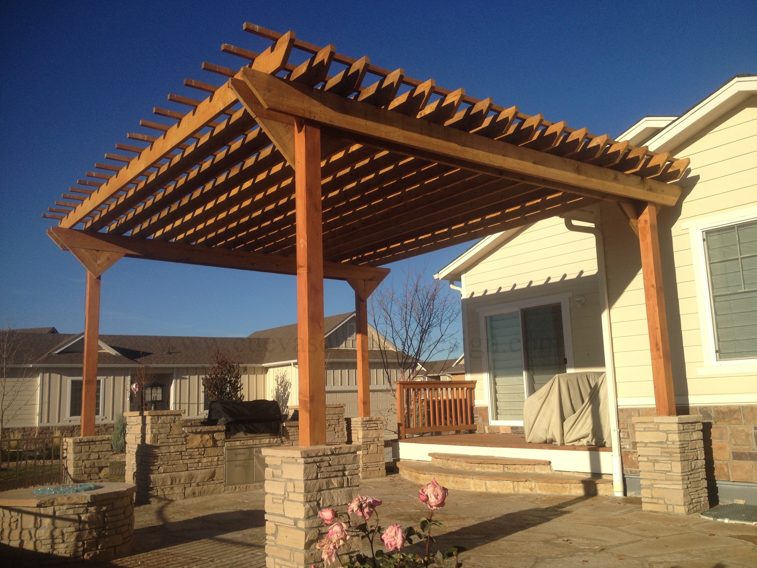 Wooden Awnings   Cuevas Outdoor Design 