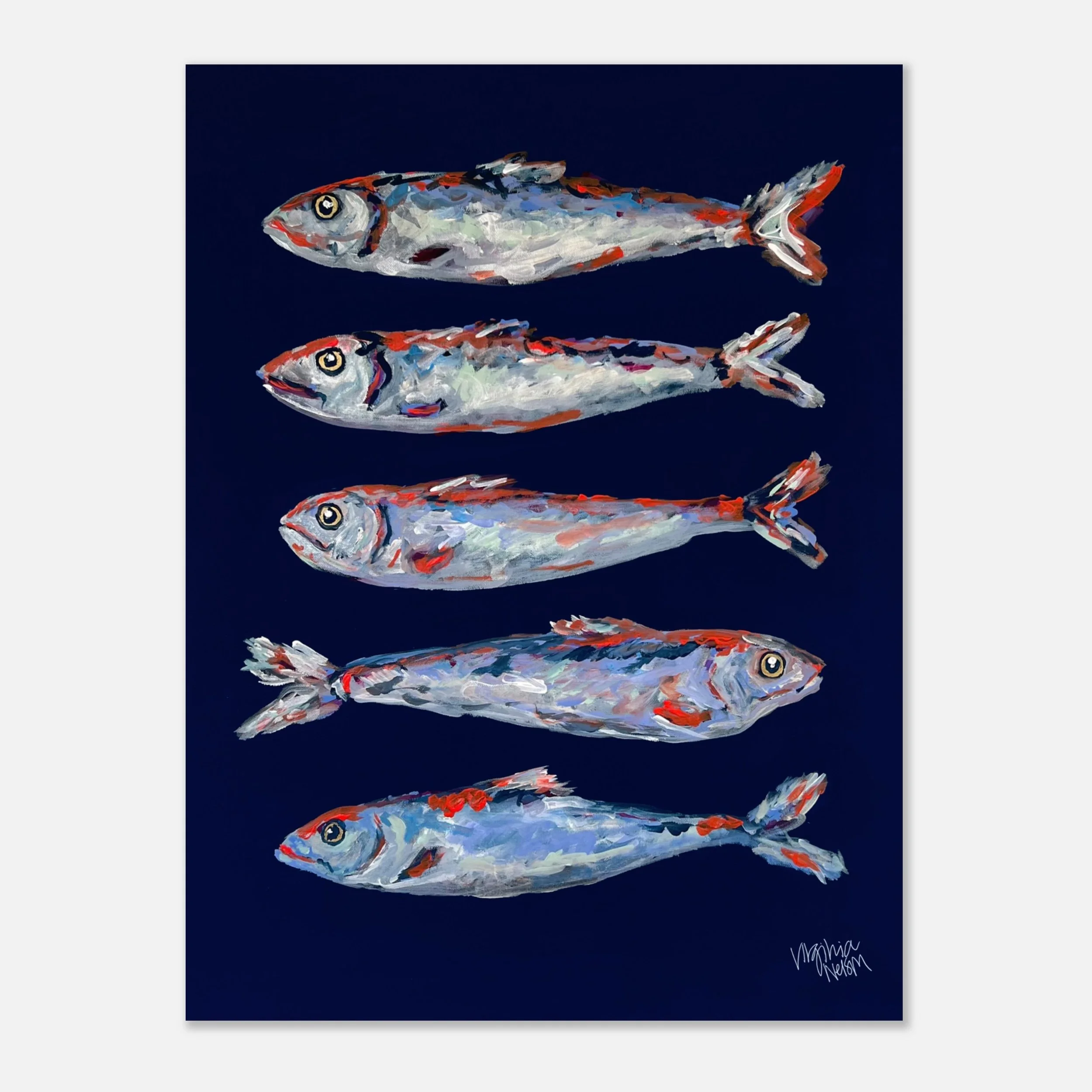 Sneaky Sardines I | Fine Art Print