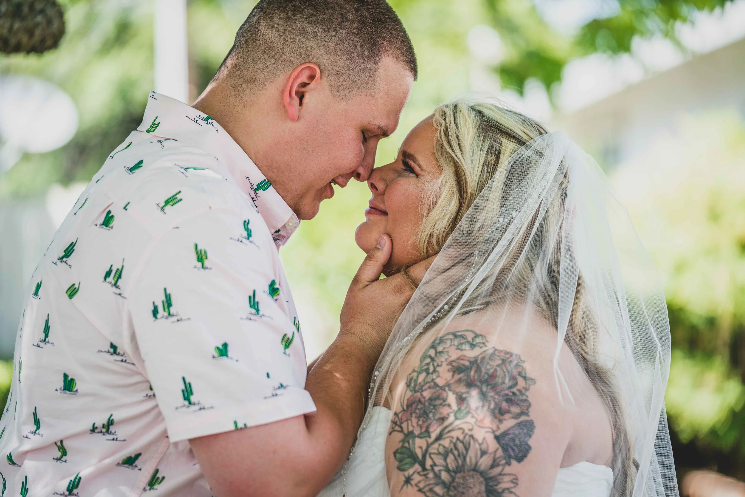 Taylor and Justin's Wedding At-Home