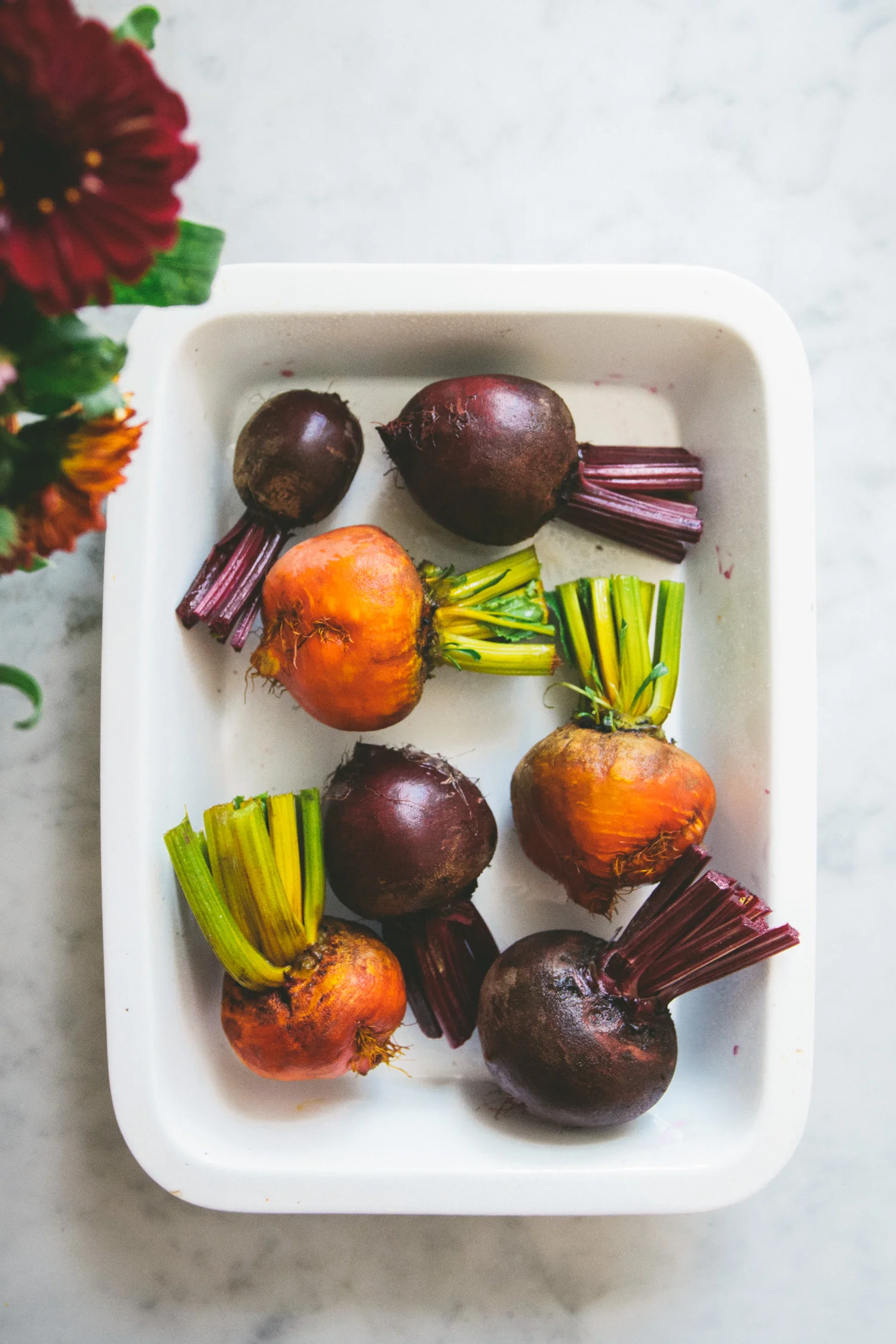 Roasted Beets with Pistachio Vinaigrette | O&O Eats