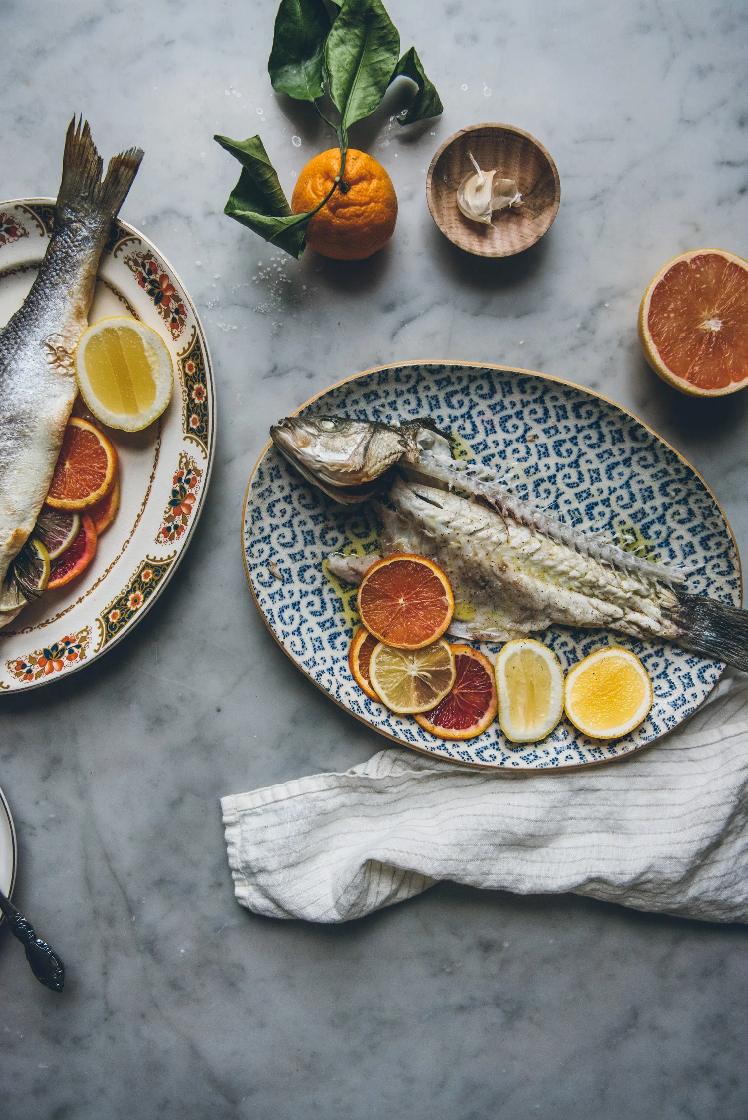 Citrus Stuffed Whole Roasted Fish | O&O Eats