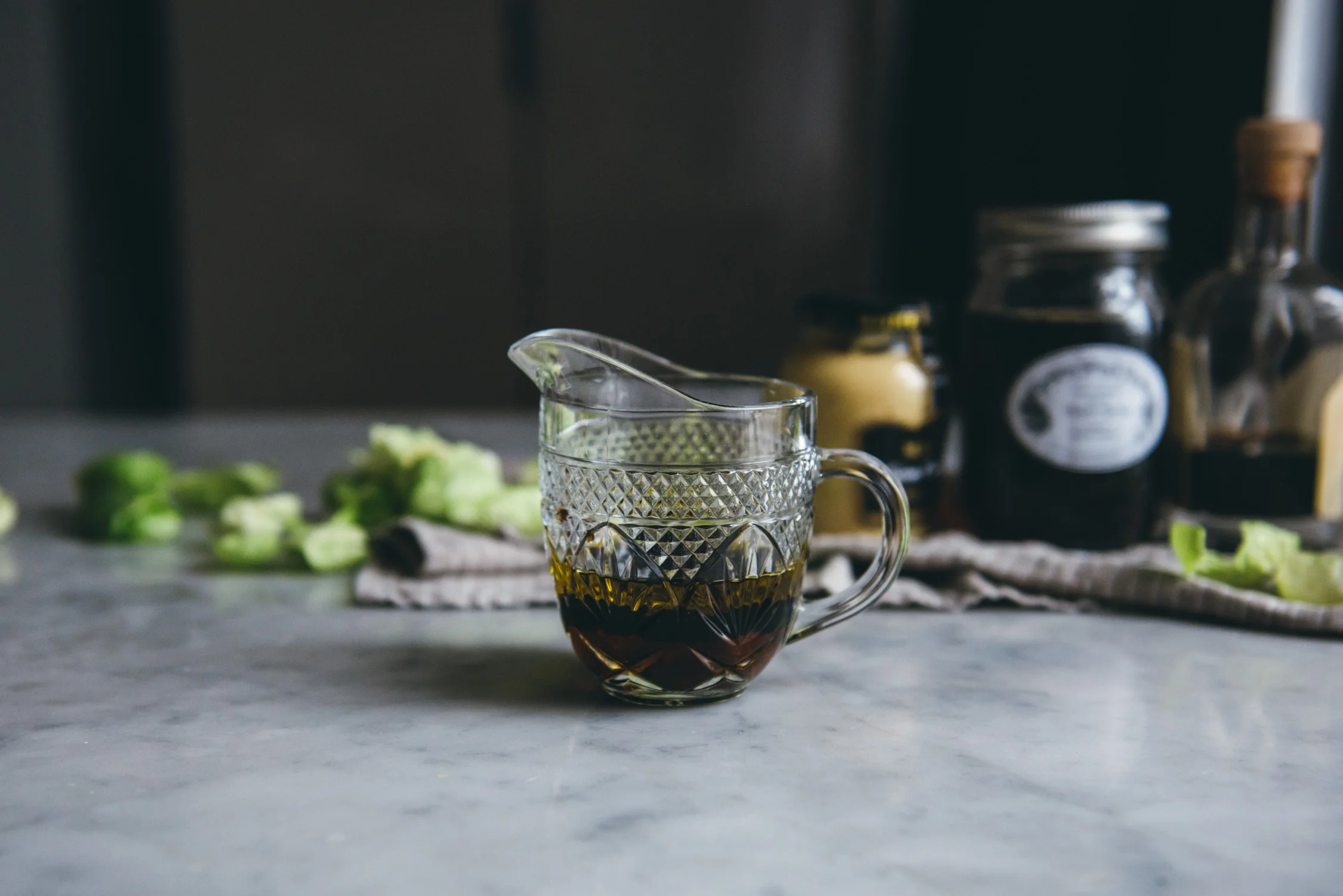 Warm Brussels Sprout Salad with Marcona Almonds | O&O Eats