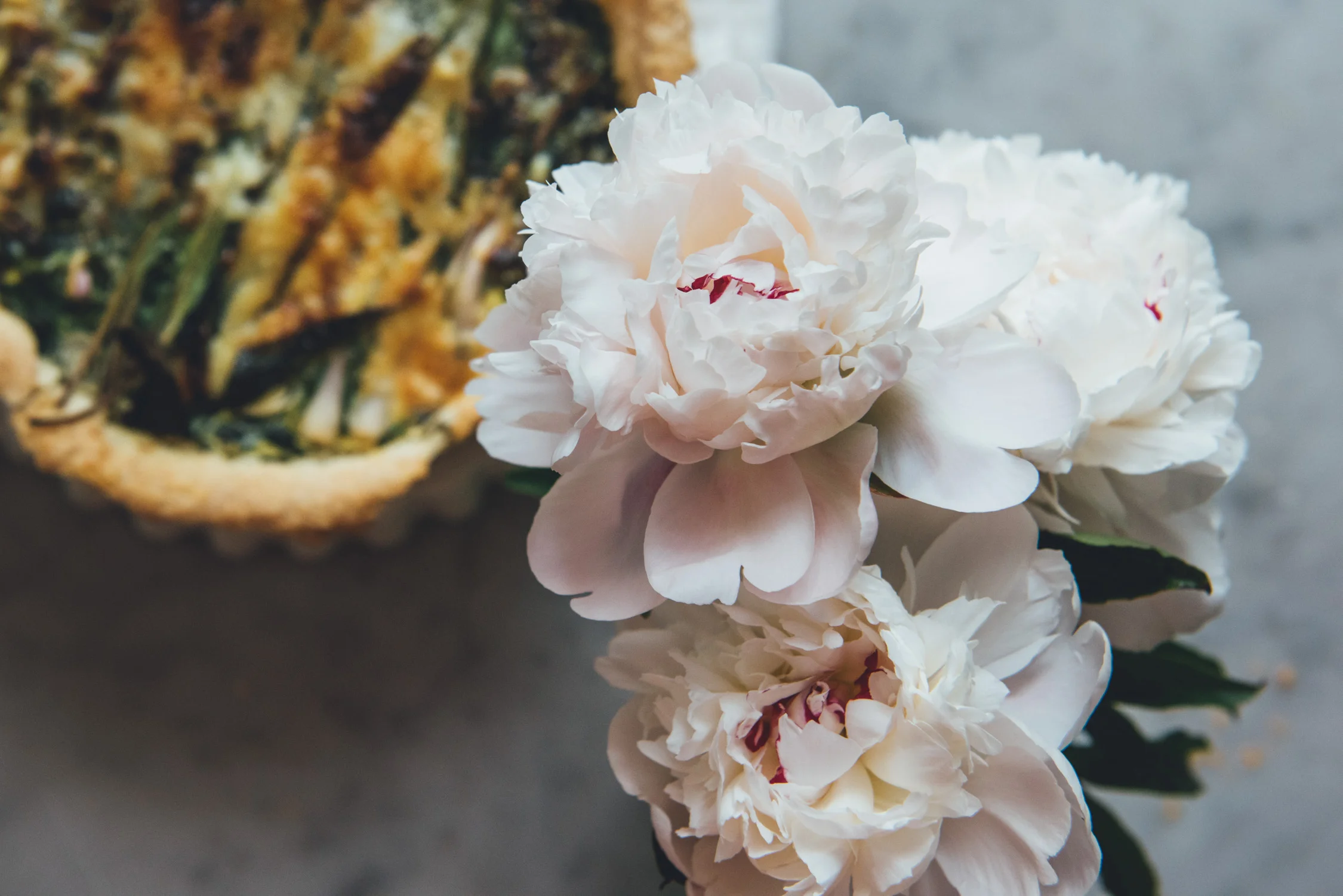 Leek, Asparagus, Ramp Quiche