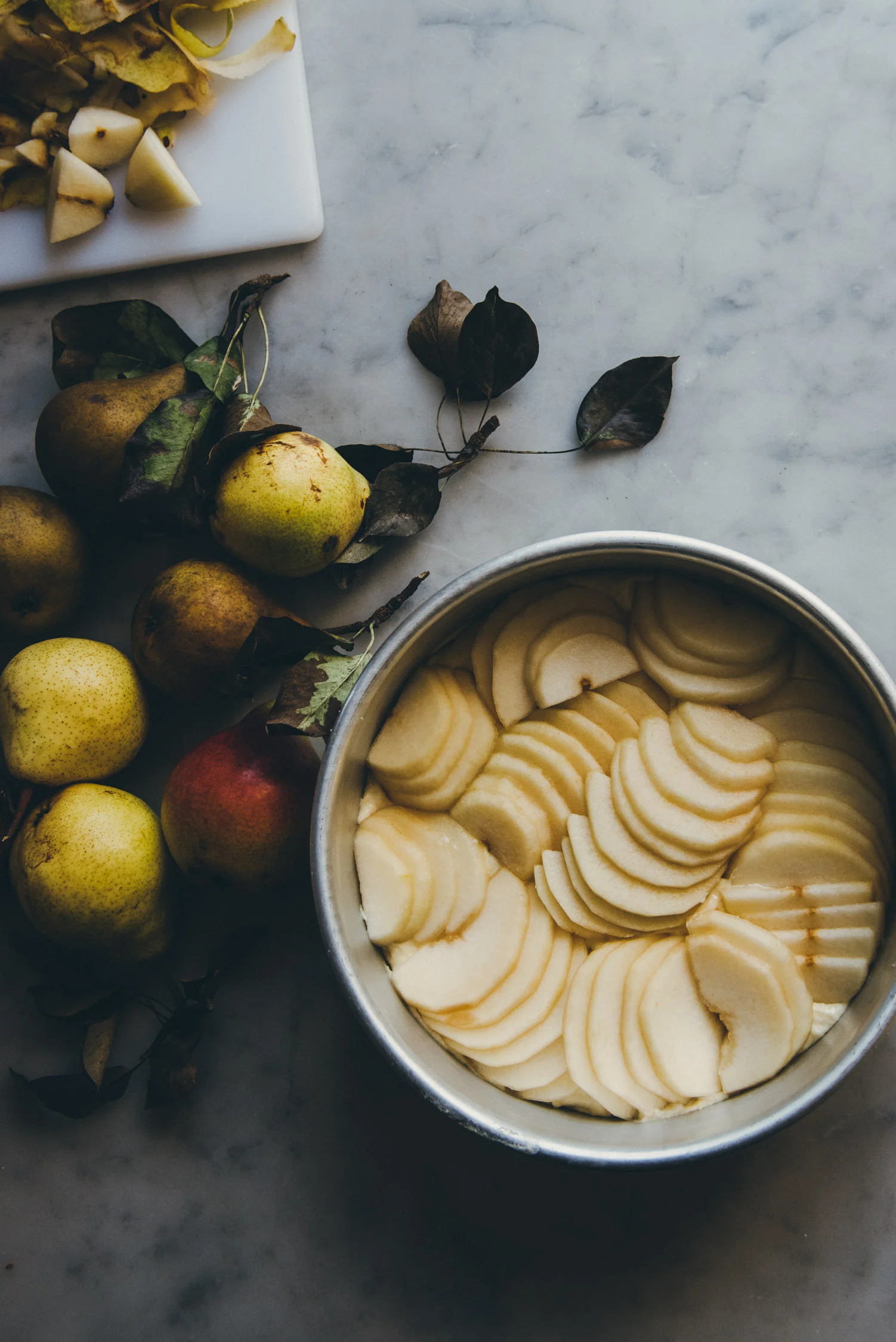 Pear Cake with Salted Caramel