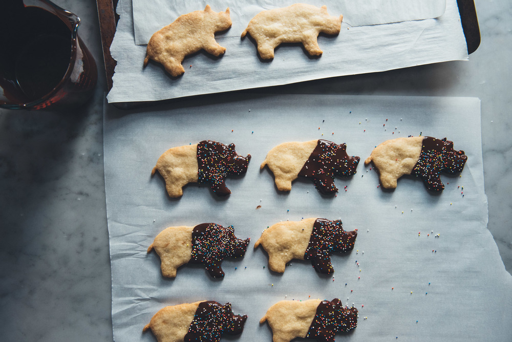  Chocolate Dipped Shortbread Cookies 
