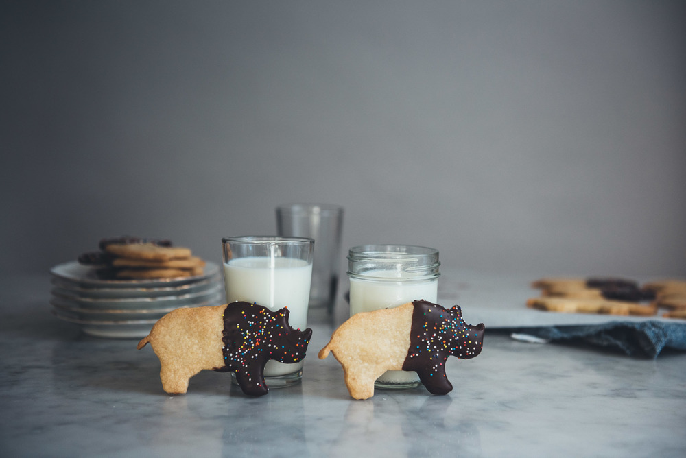  Chocolate Dipped Shortbread Cookies 
