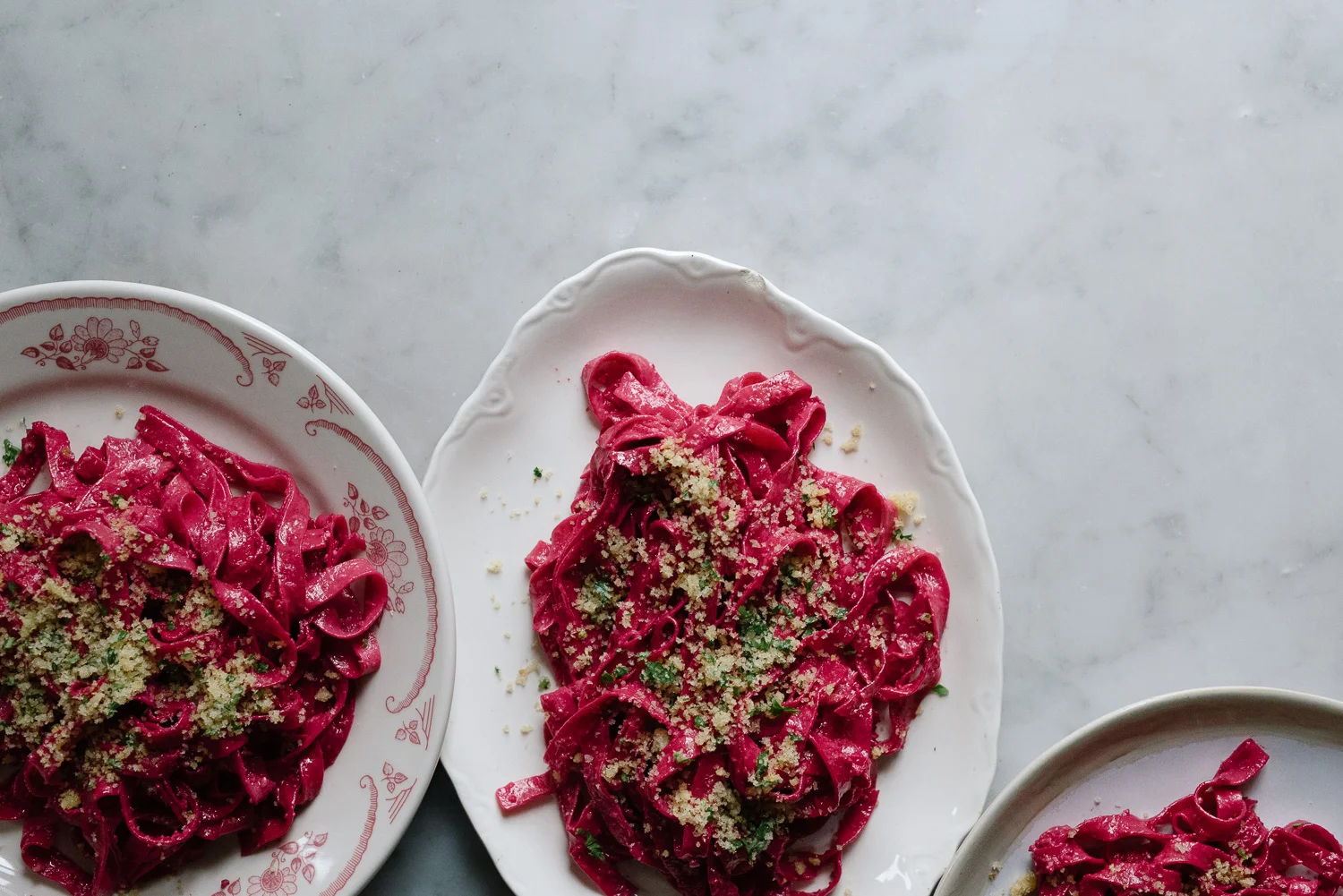  Fresh Beet Pasta + Beet Pesto 