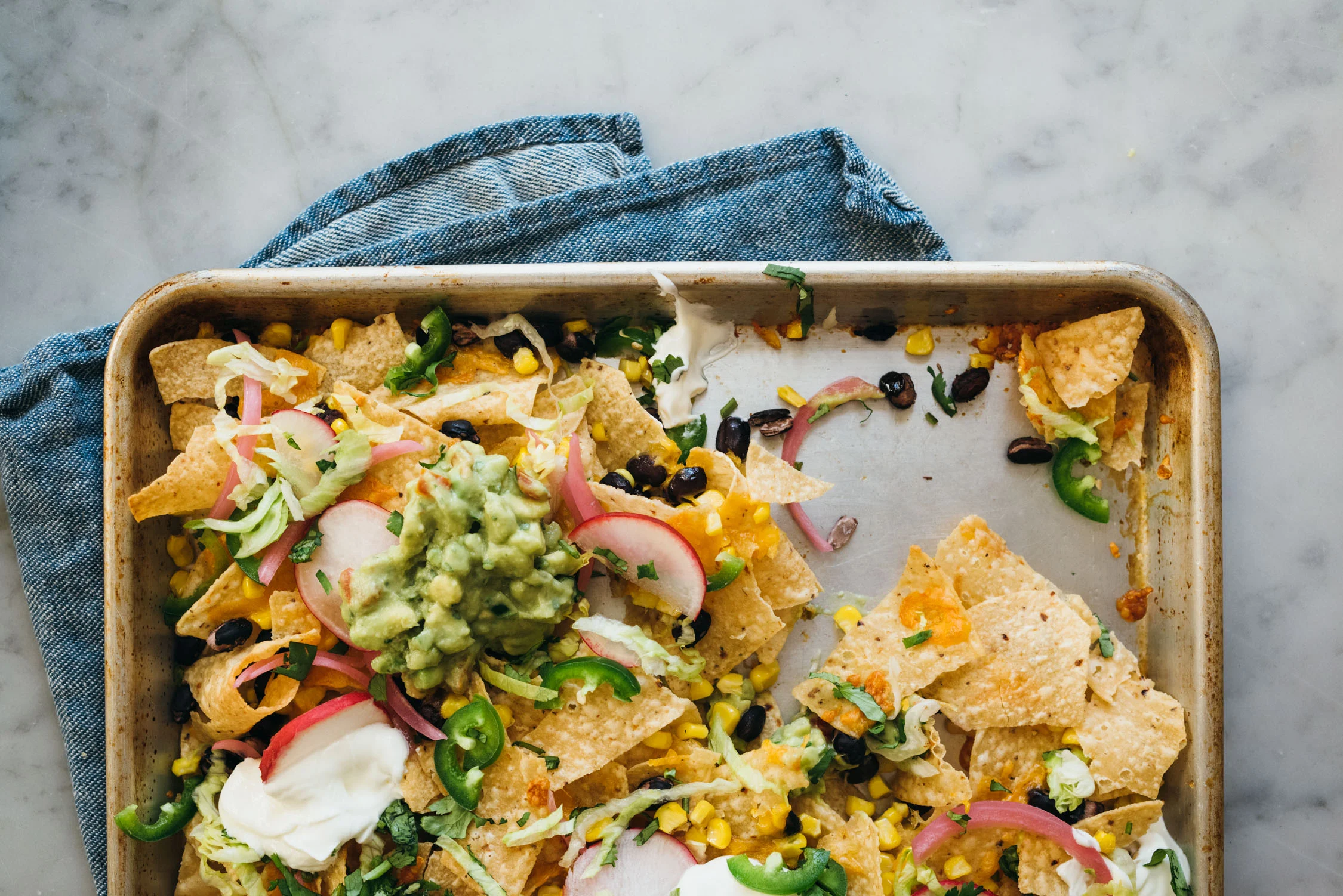 Vegetarian Loaded Nachos