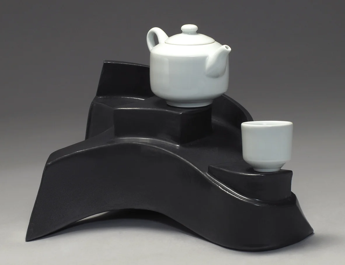 Pedestal Teapot and Cup
