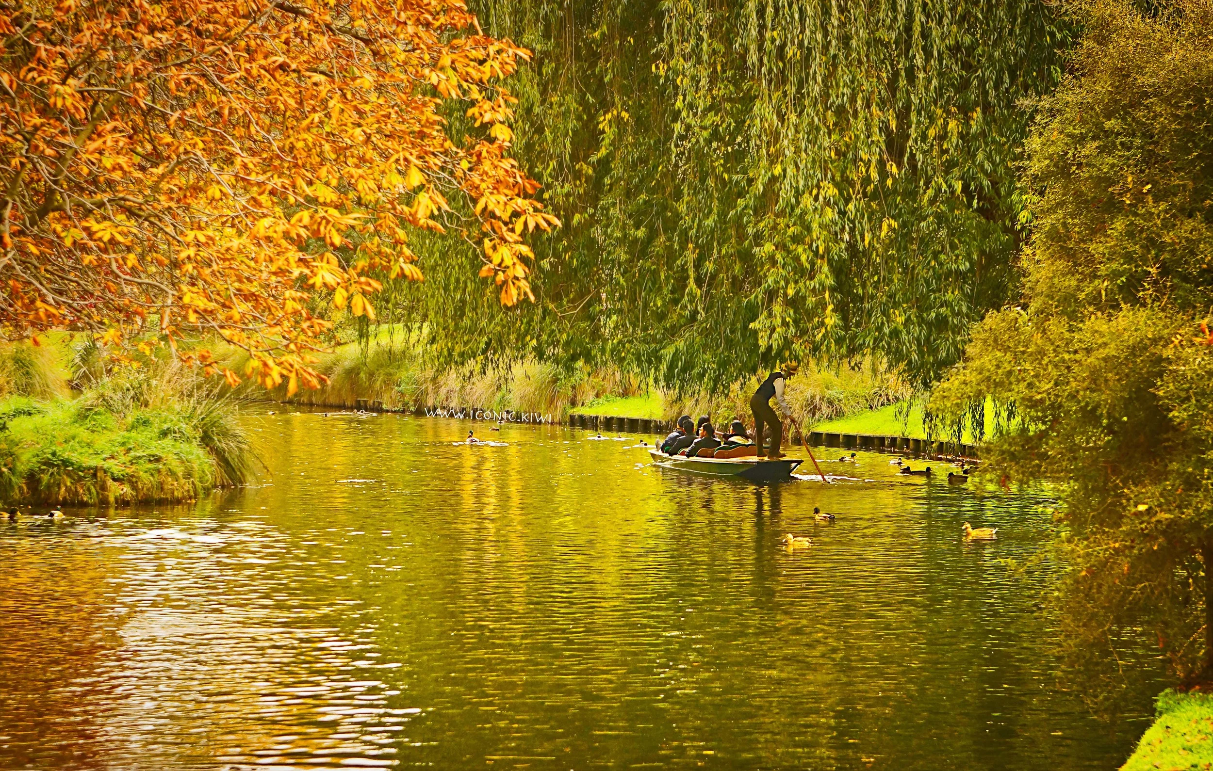 Autumn reflections, Christchurch, New Zealand