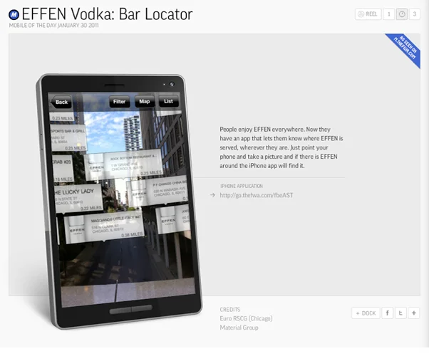 Effen iPhone App FWA