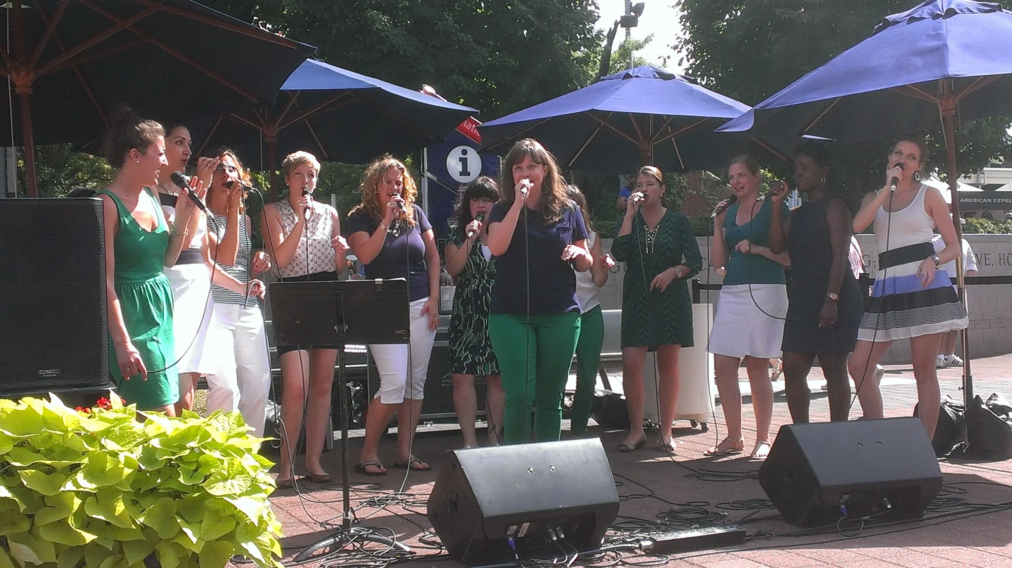 Treble performs at U.S. Open
