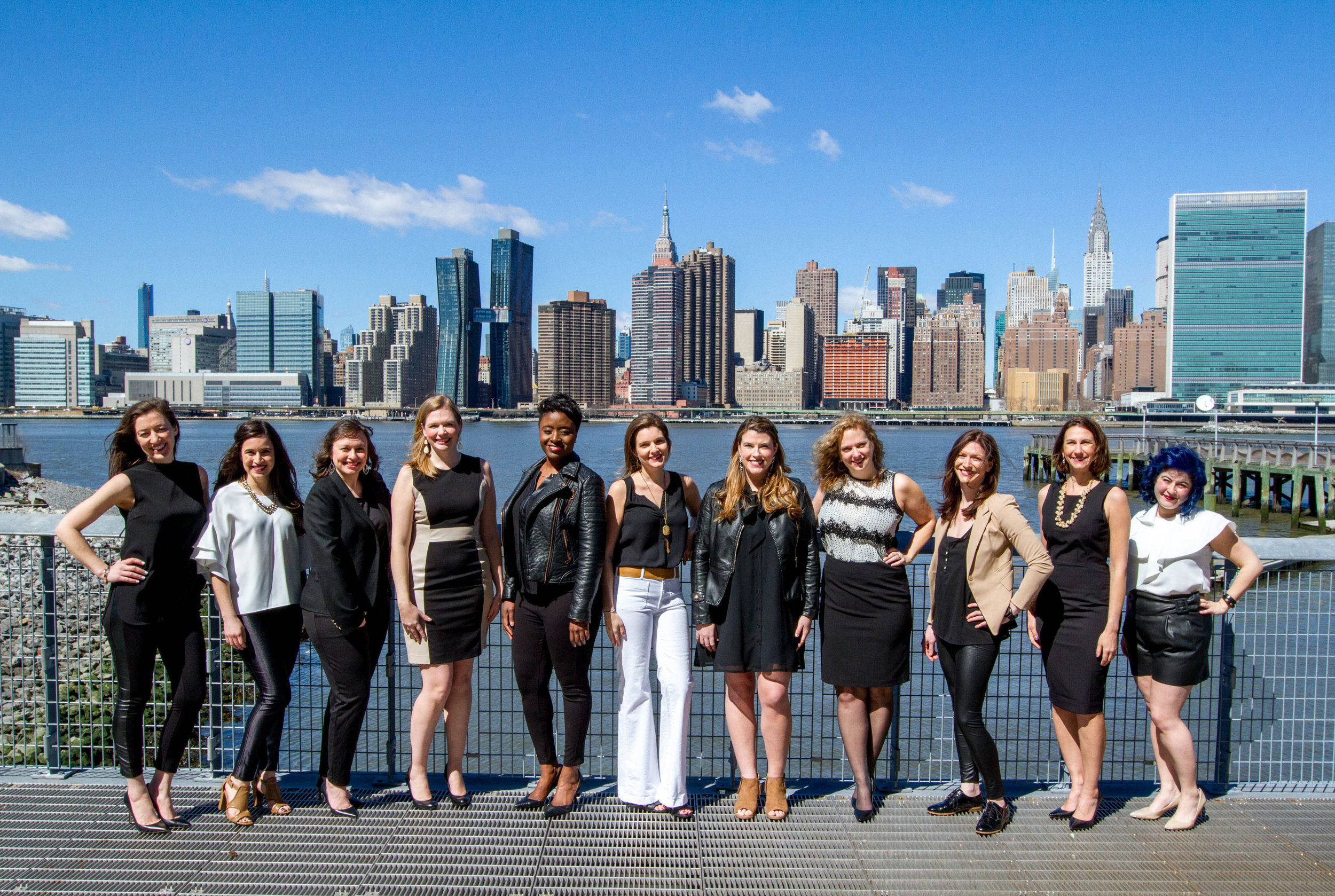 Treble in front of New York City's Skyline