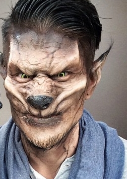 Wolf Foam Latex Prosthetic 2 Piece - Wolf Prosthetic Makeup Wolf Foam Latex Prosthetic 2 Piece - Wolf Prosthetic Makeup