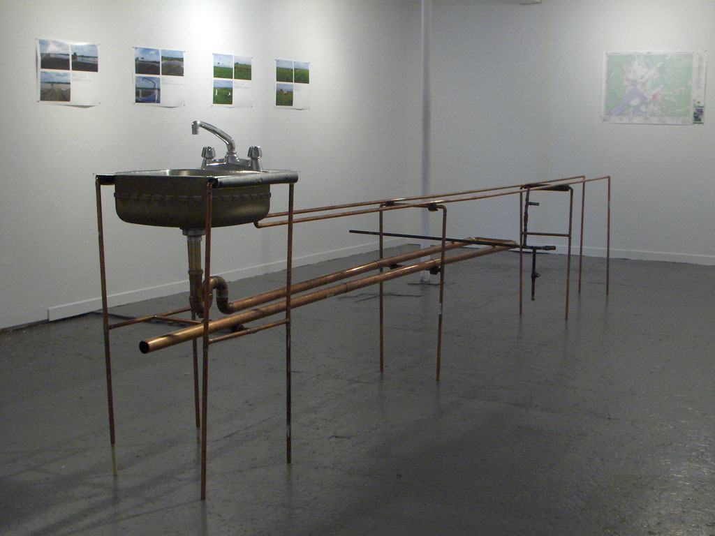  installation view work in progress Struts Gallery, 2009 