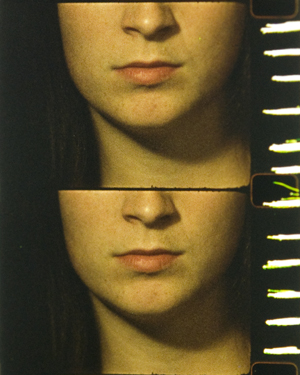 Forever Hold Your Peace scan of film frames audio scratched on by hand