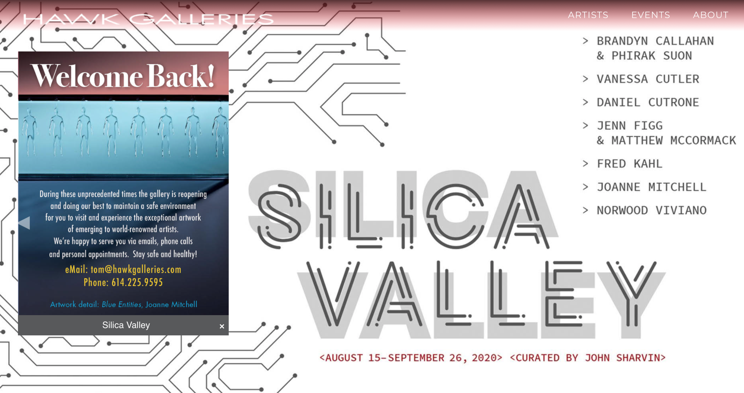Silica Valley travels to Ohio's Hawk Gallery