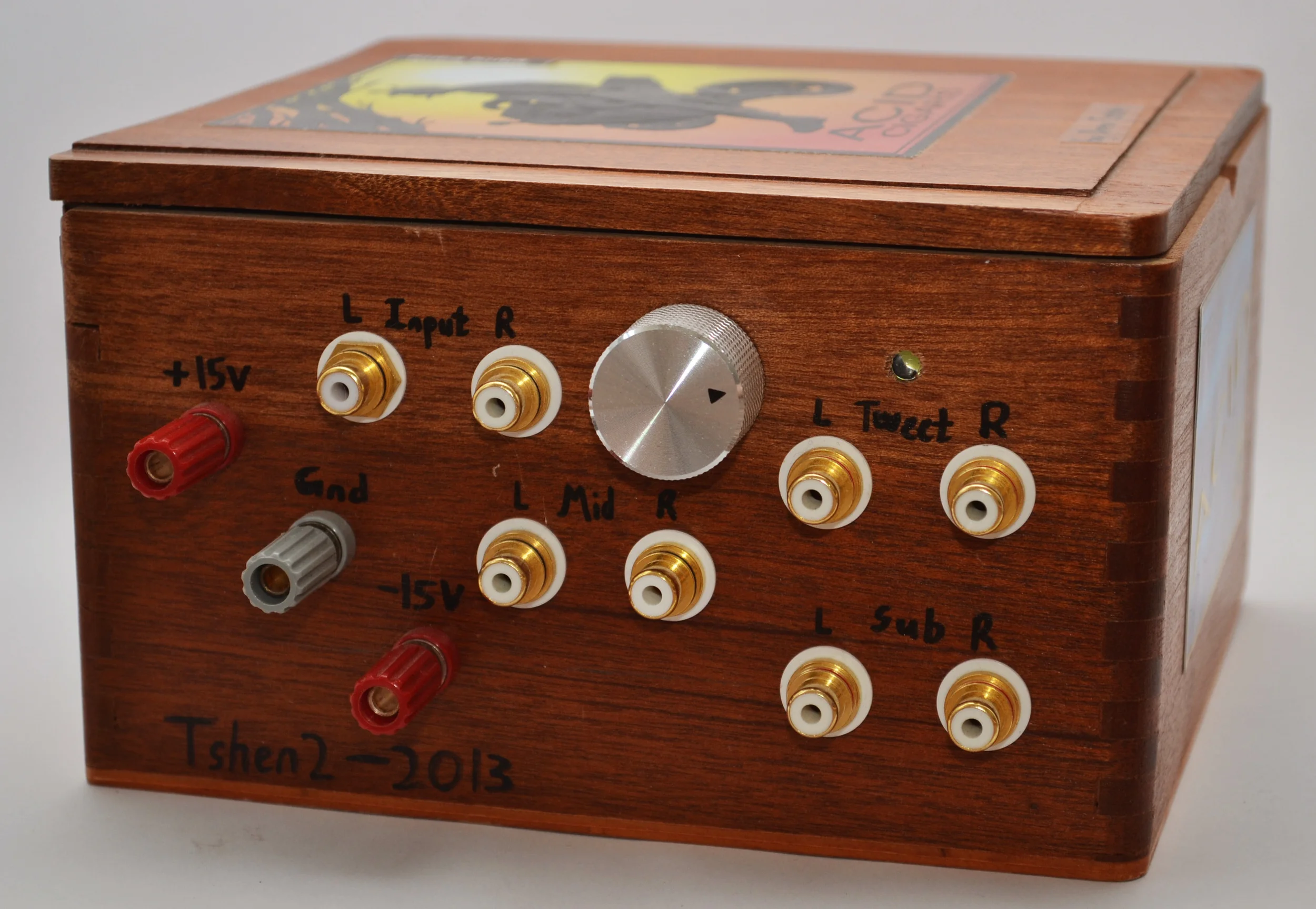 analog signal processor, front panel, circa 2013