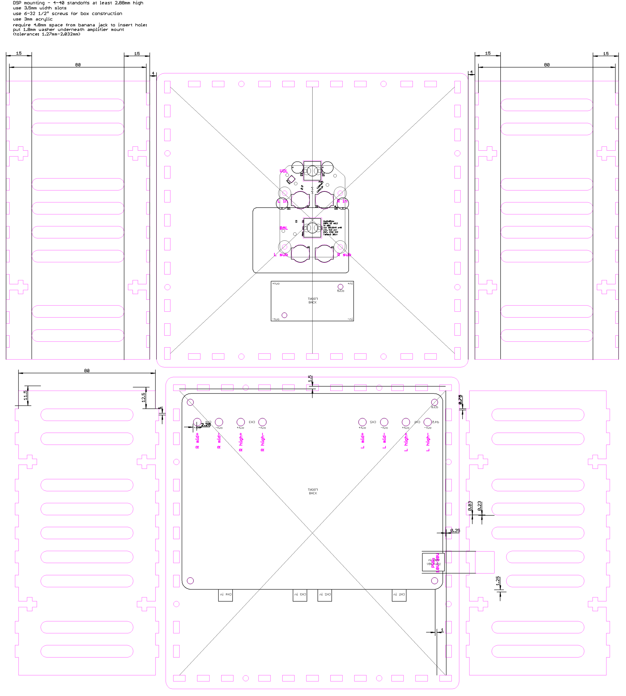 the entire lasercut assembly