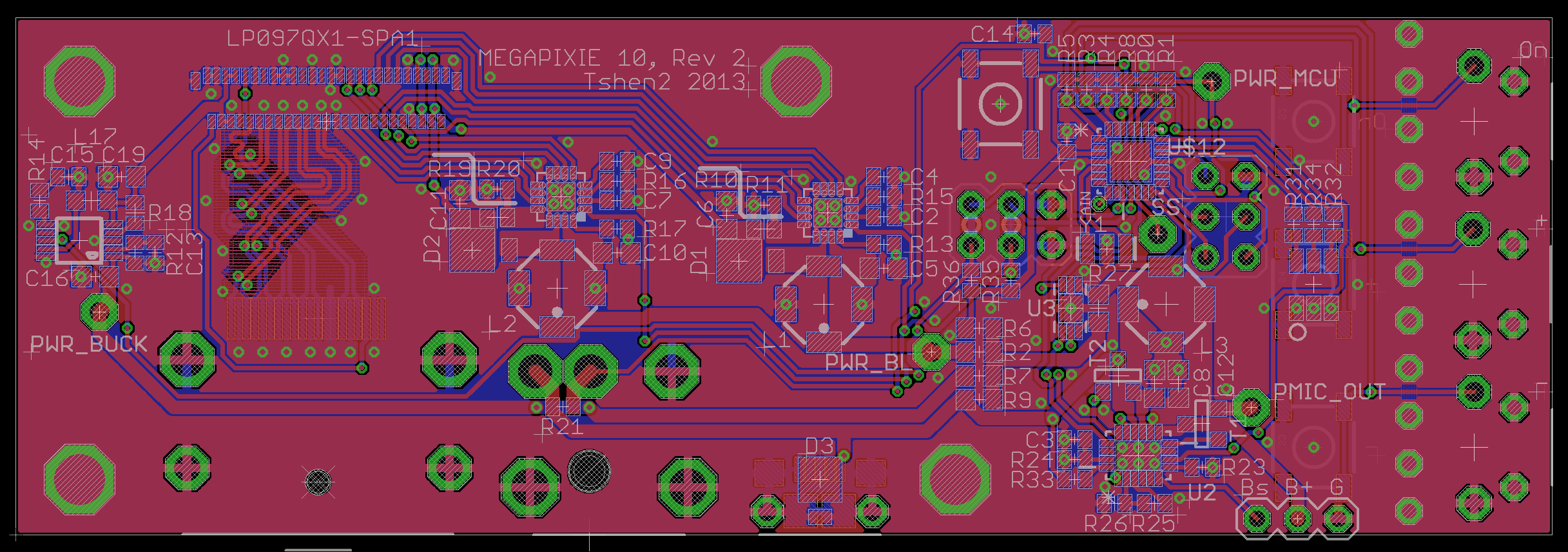 Retina iPad interface board, attempt #2 - layout.