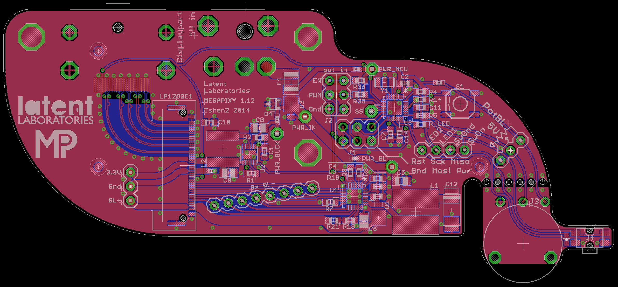 layout of Giger board.