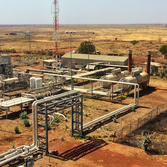 The production site at Tor, Unity state, South Sudan--abandoned since an SPLA-IO attack last December, the empty offices are littered with the carbonized remnants of vacation requests and invoices for fuel.