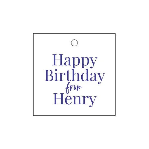 Personalized Gift Tag - T383