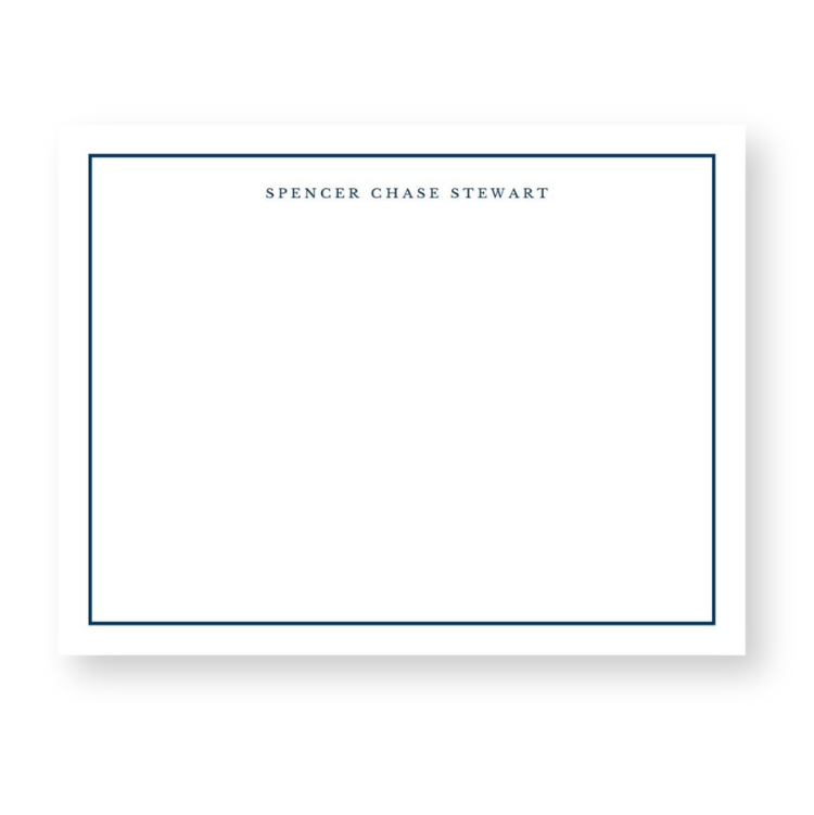 PW - Thin Border Flat Note