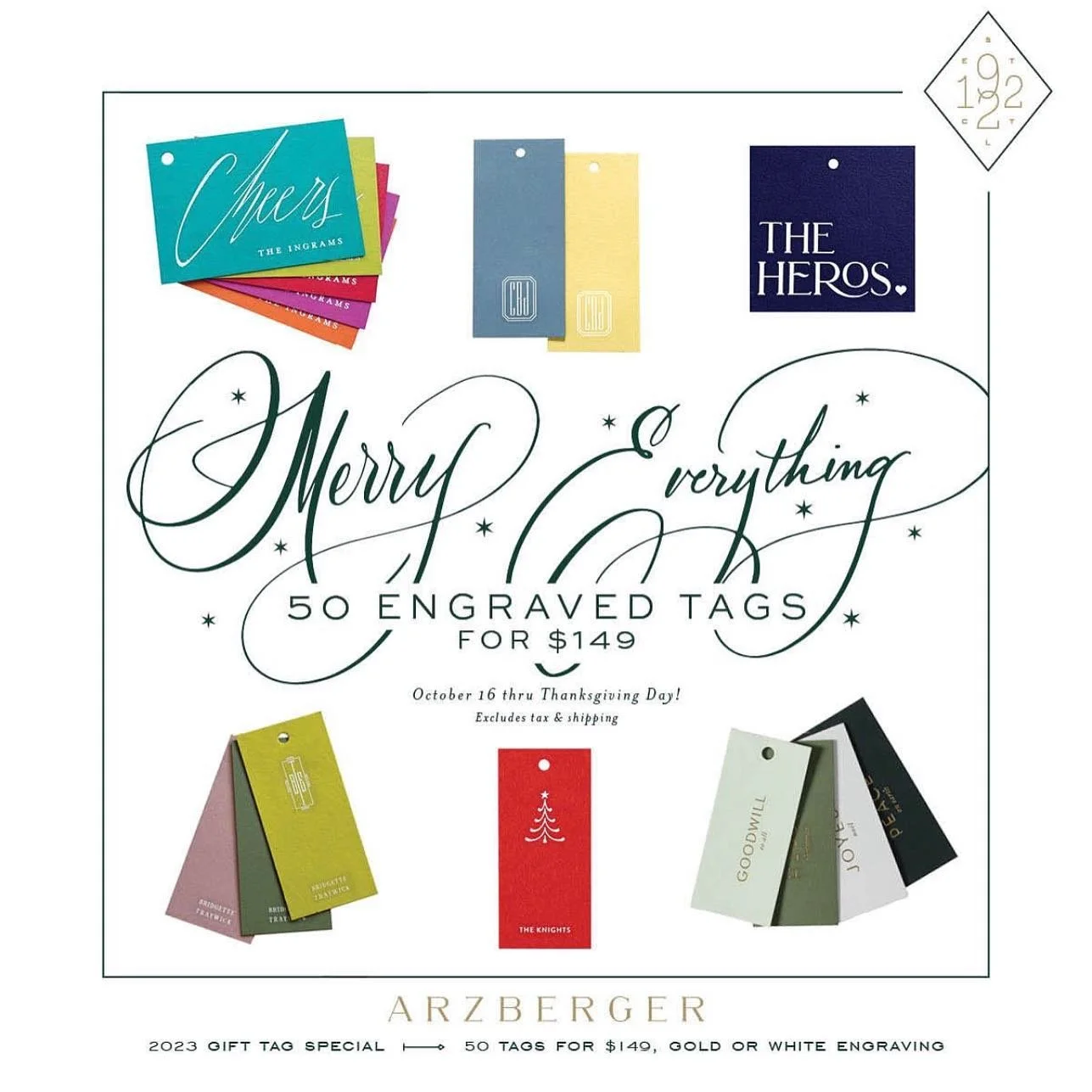 Oh how we love colorful gift tags❤️ Pick your favorites!