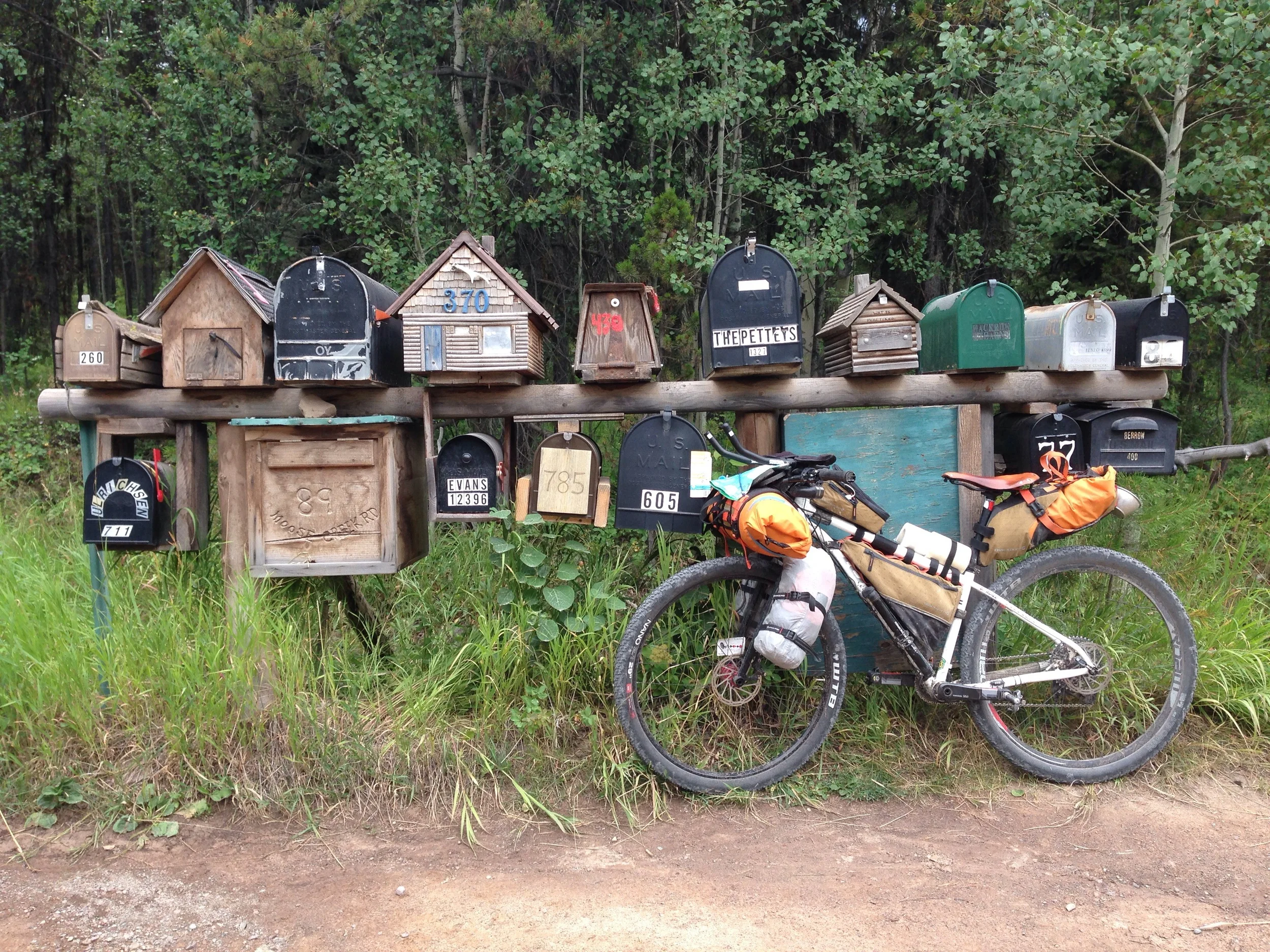 A surprising amount of people lived in the Kootenai National Forest; the section of trail just before Whitefish