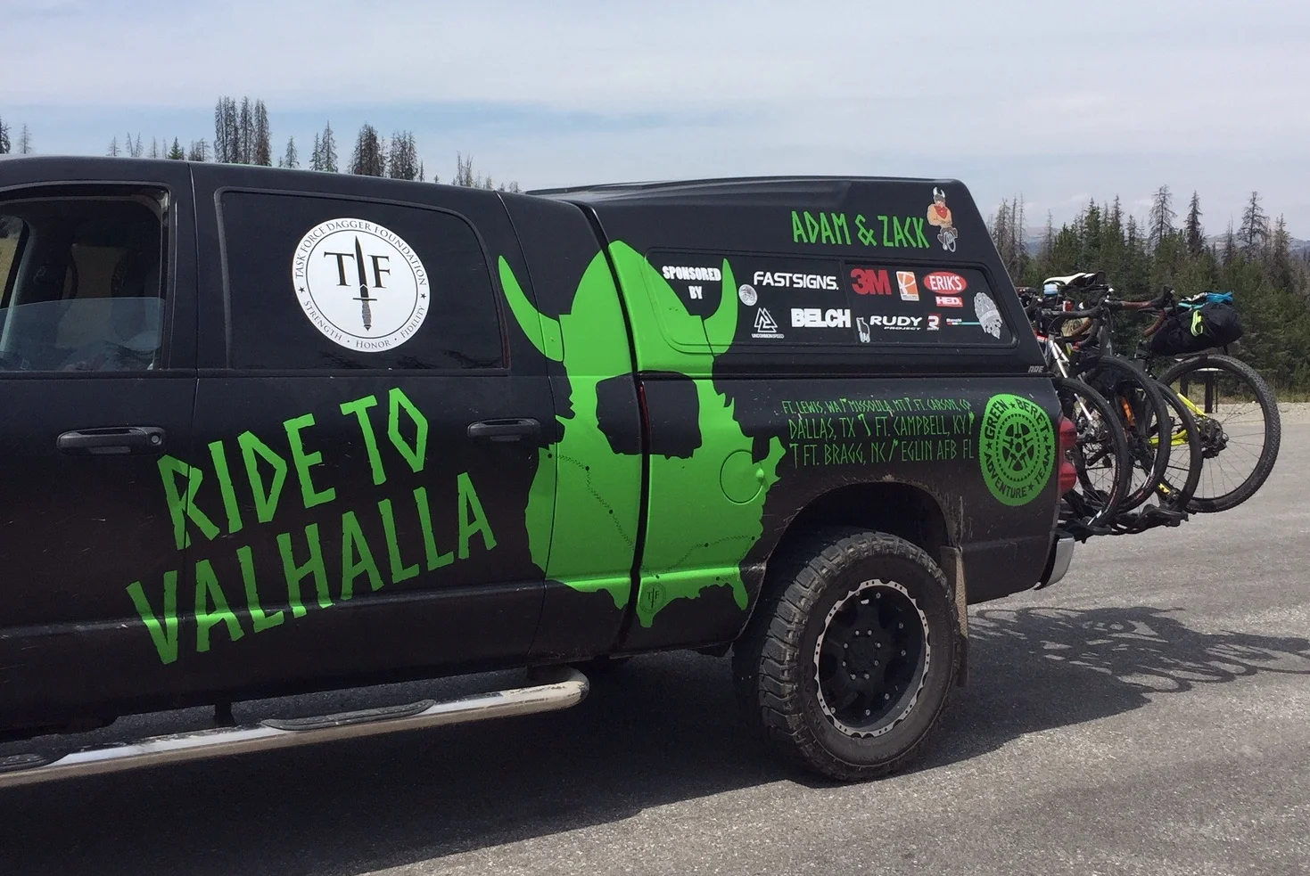 The Green Berets are cycling across the country to raise money for PTSD.
