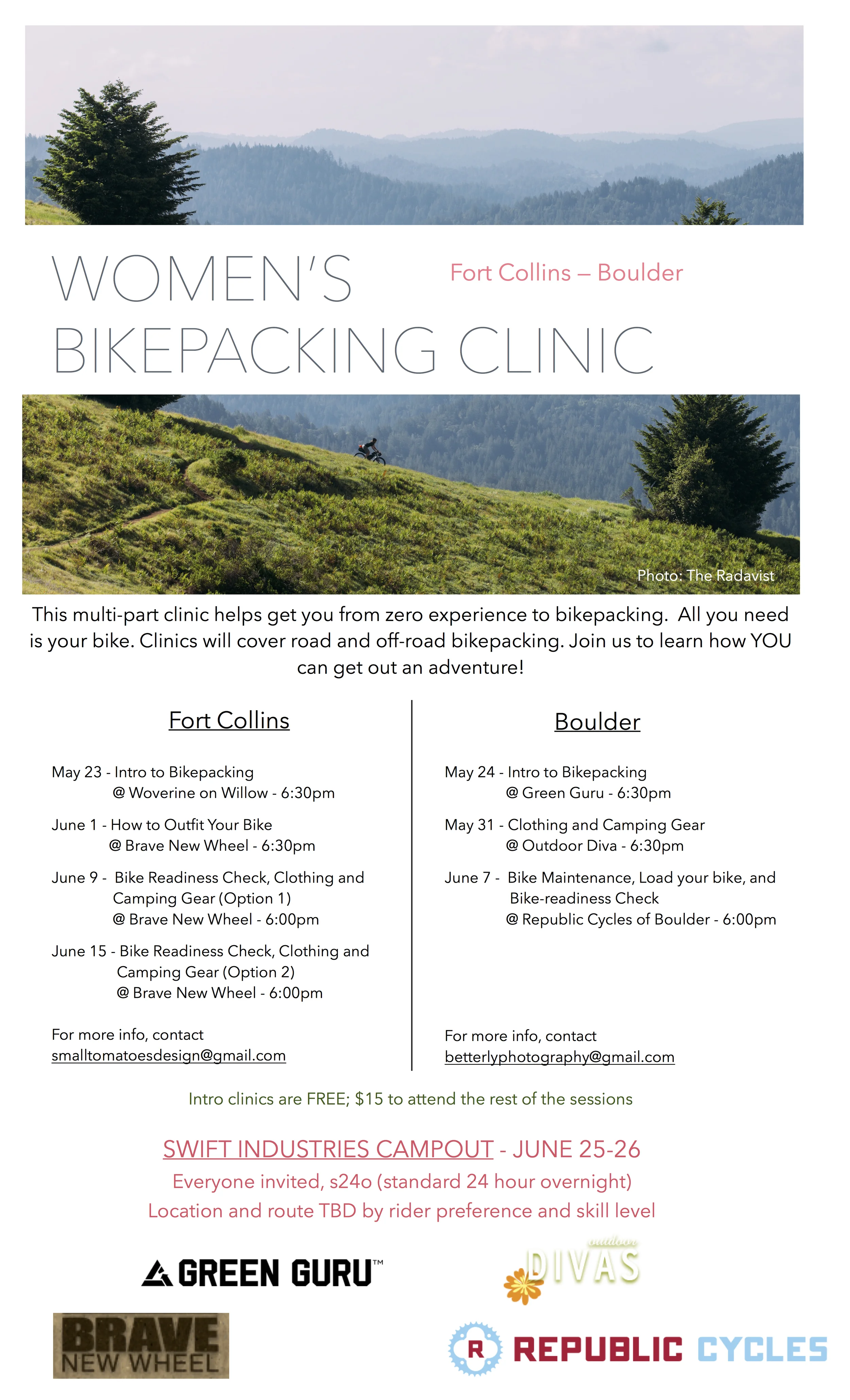 Women's Bikepacking Clinic - Colorado Edition