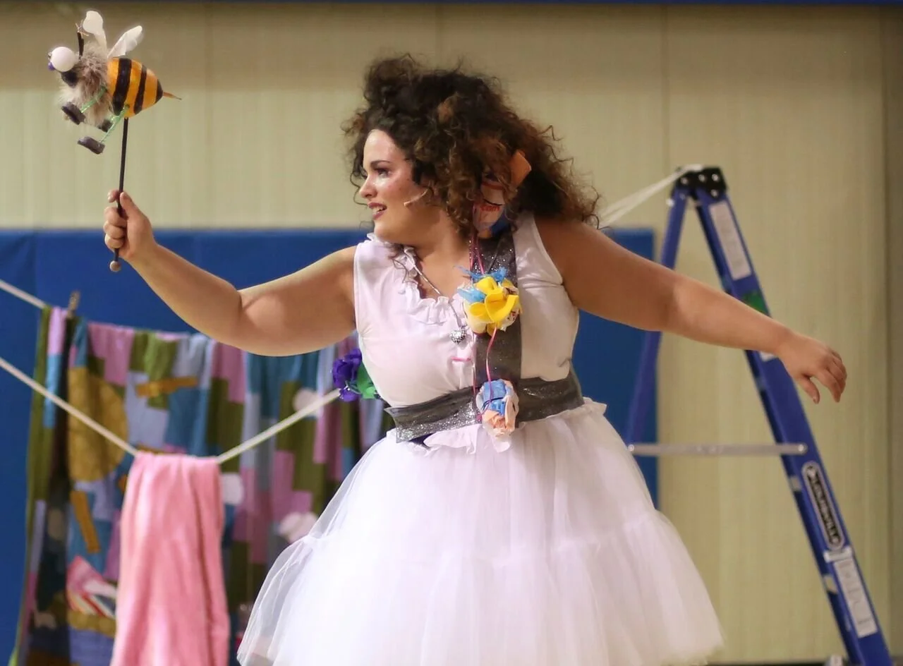 Trash Sash- Seeds of Change- Creede Repertory Theatre’s YAOT Tour 2018 Costume Design by Kate Mott. All other designs by the seasonal staff of CRT. Photos Courtesy of John Gary Brown