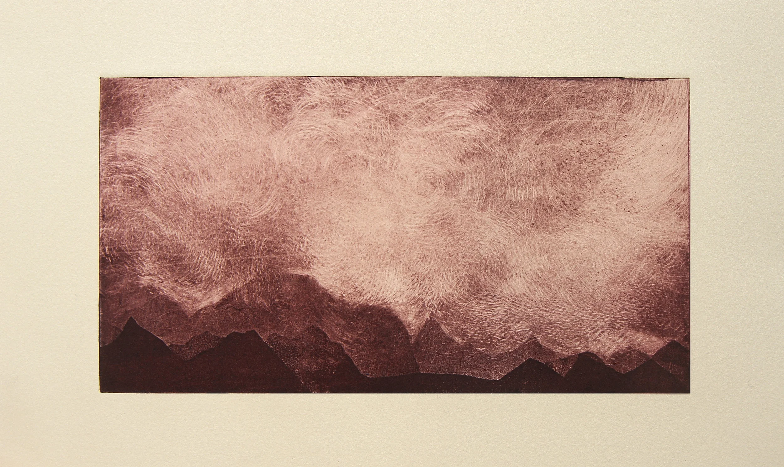  solar etching 10" x 6" 2016 