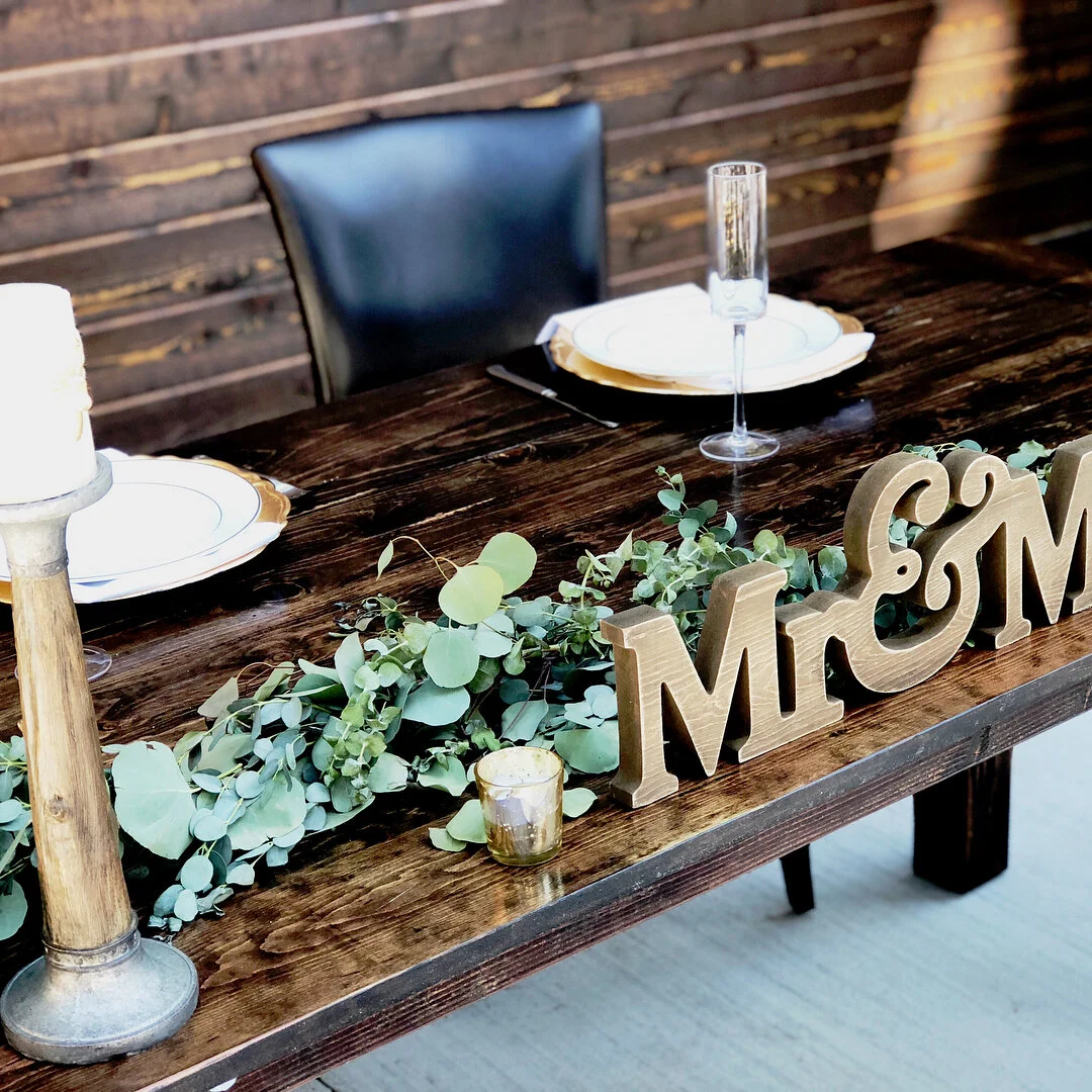 Finished the farm tables and they came out perfectly!! What an amazing day and such an honor to be a part of it. Total of 13 tables with removable legs for better storage. The wedding venue bought all of them off me. 
#wedding #farmtable #tablesettin