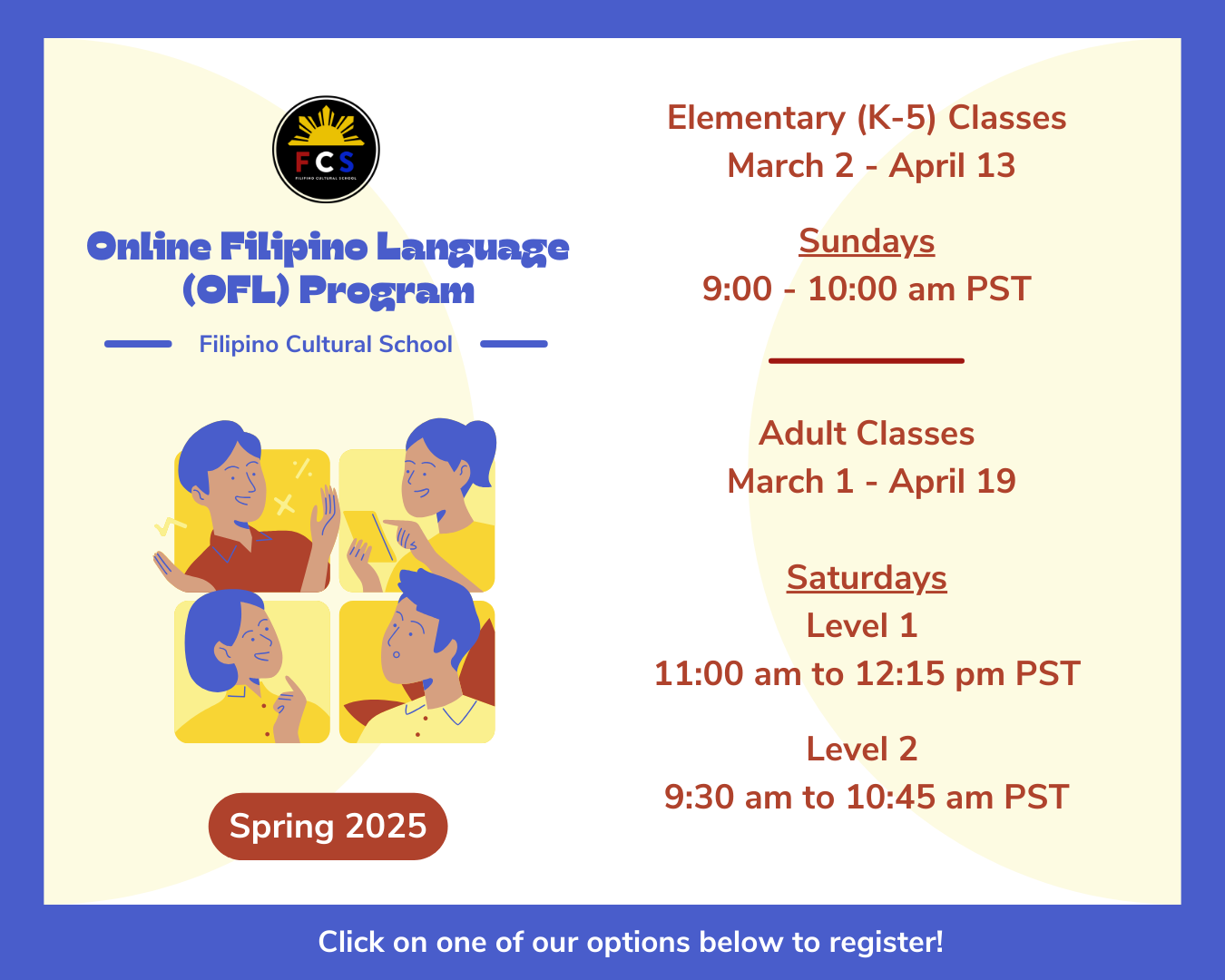 Online Programs — Filipino Cultural School