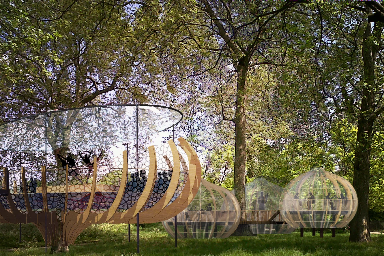 Visualisations, concepts and site design for the Invisible City, London