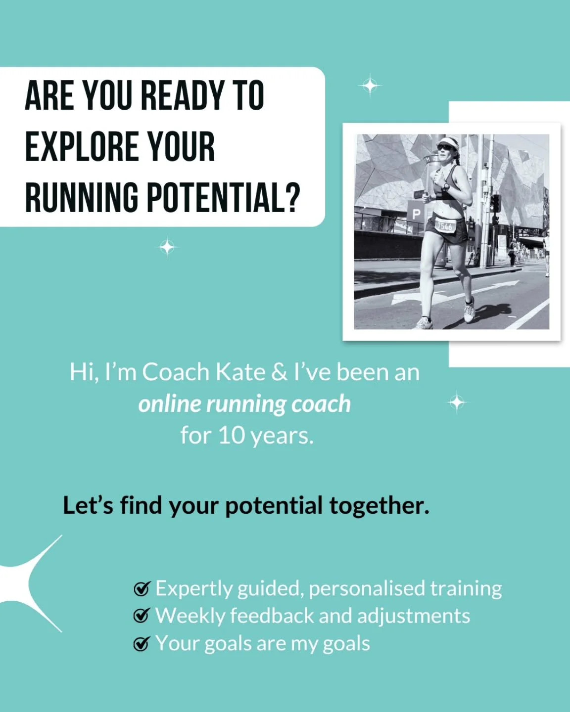 Time to get a running coach who can take the guesswork out, adapt when life changes, and help you stay consistent while working towards your goals...

Someone who has been there 🤗

I&rsquo;ll guide your training week by week - with structure, feedba