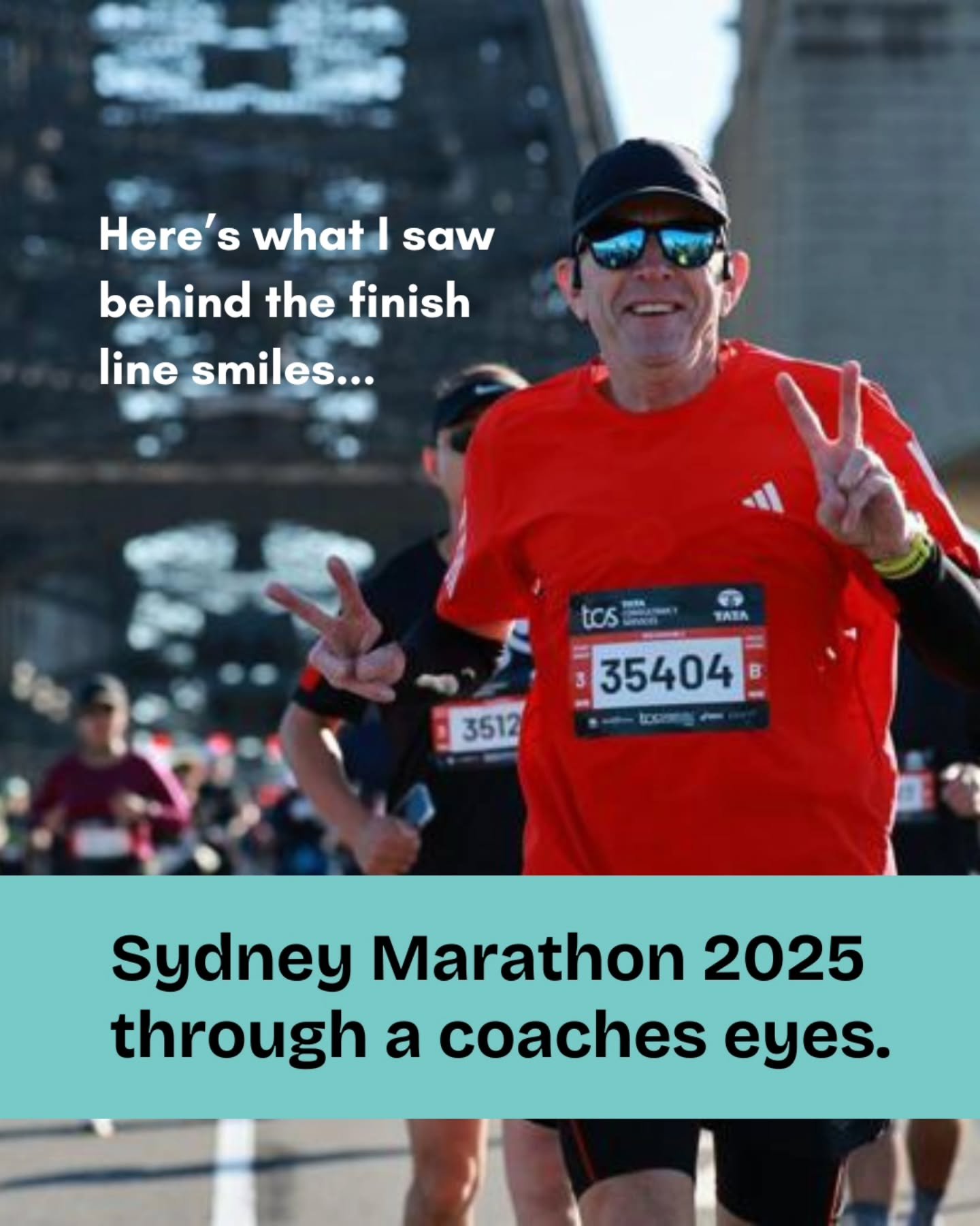 Behind the finish line smiles, behind the medals, marathons are built through dedication and guidance over months and months. 

Reminiscing on Sydney Marathon 2025, still so proud of my team ~ and looking forward to building for 2026. 

Coach Kate Te