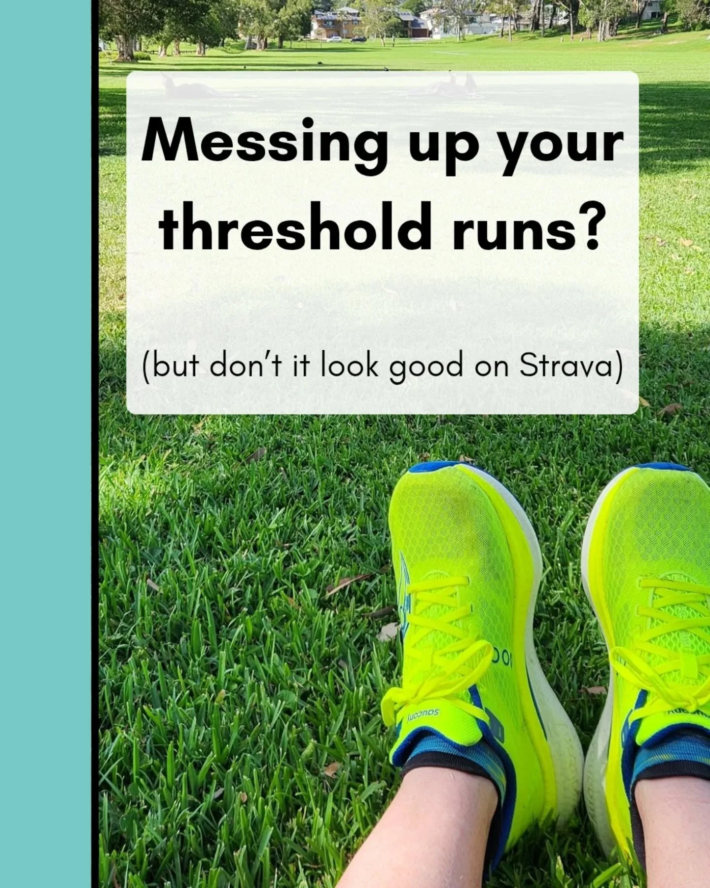 If you&rsquo;re pushing every &ldquo;threshold&rdquo; run into the red zone, it looks good but not necessarily getting fitter or improving your running.

Aim for strong but controlled, powerful but not stressful, like you could hold it for an hour.

