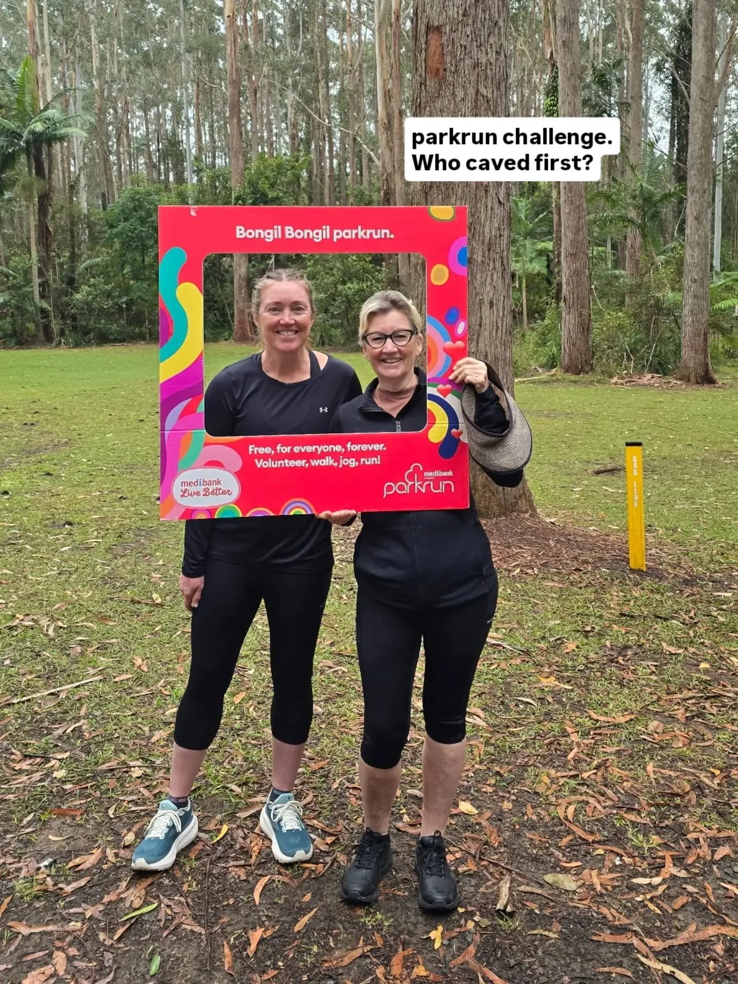 parkrun challenge: Enjoy a morning in the Bongil Bongil forest and WALK parkrun. I've never walked a parkrun, I&rsquo;ve run with my dog &amp; run/walked at times, but never walked from start to finish. 

I still haven't lol.

It was harder than I th