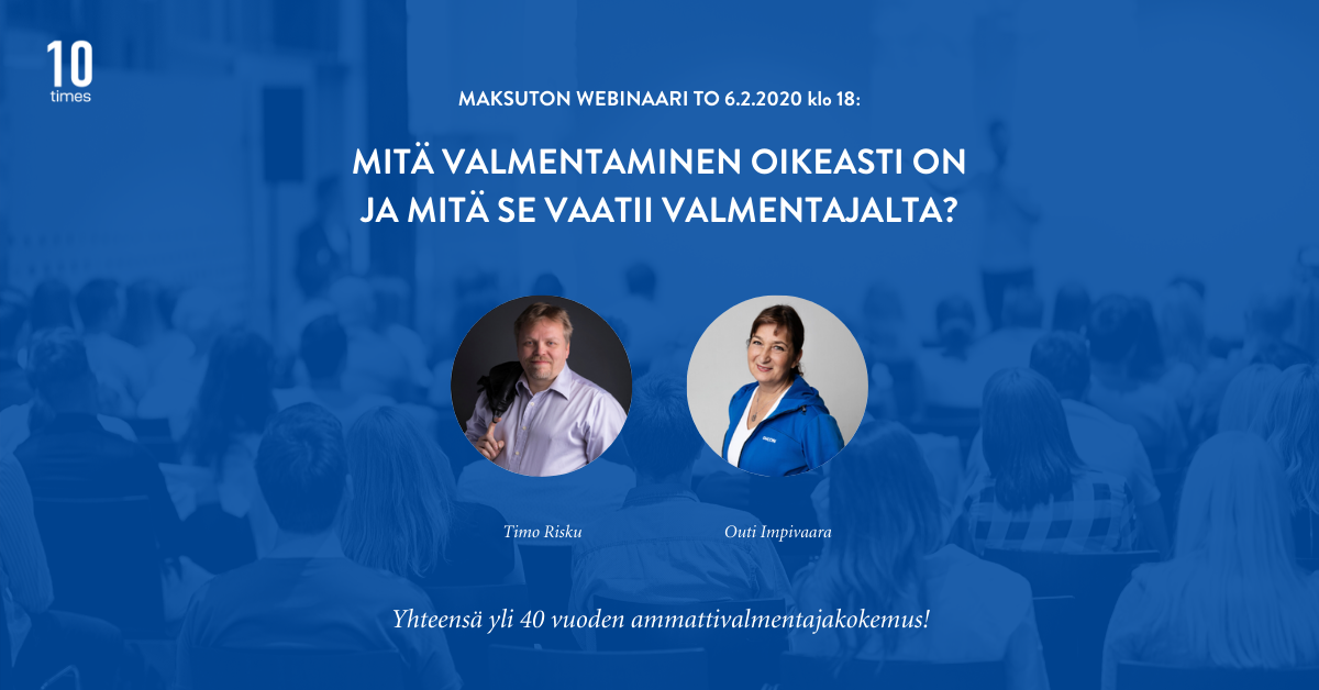 Valmentamisen webinaari: Mitä valmentaminen oikeasti on ja mitä se vaatii valmentajalta?