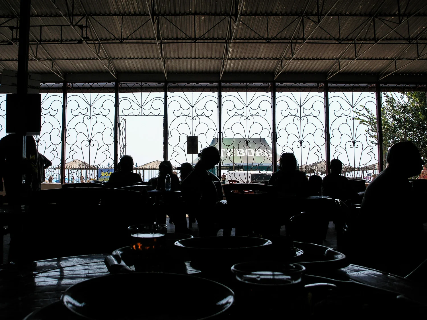 A cafeteria in Yevpatoria, Crimea.